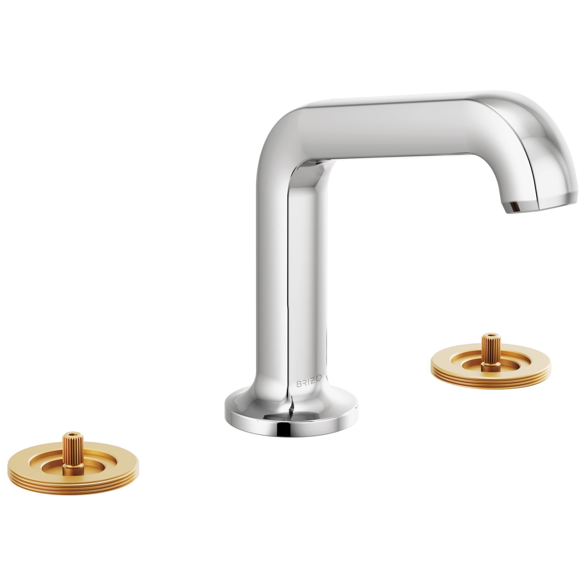 Brizo Kintsu® Widespread Lavatory Faucet with Angled Spout - Less Handles 1.5 GPM