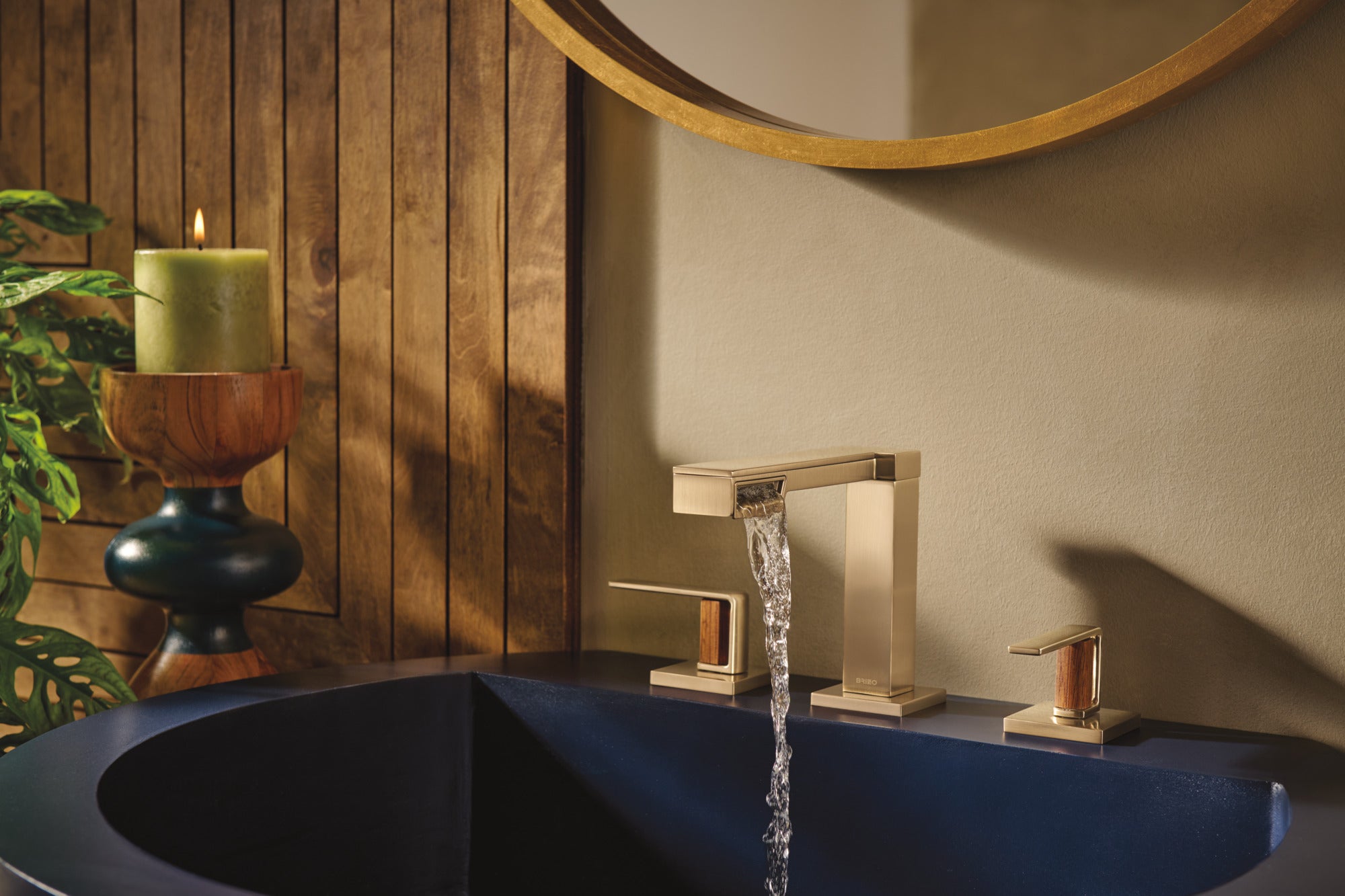 Brizo Frank Lloyd Wright® Widespread Lavatory Faucet - Less Handles