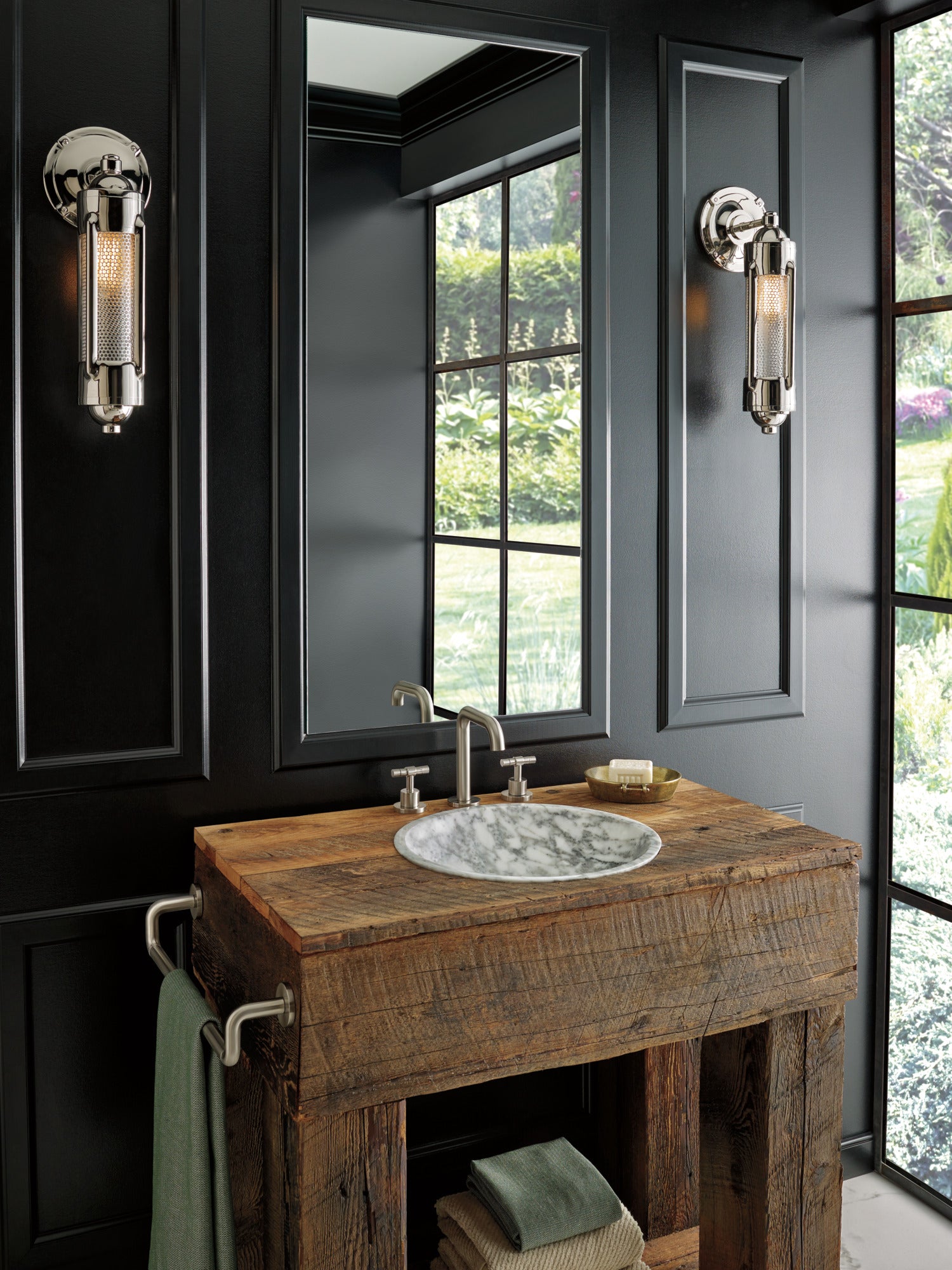 Brizo Litze® Widespread Lavatory Faucet With High Spout - Less Handles 1.2 GPM