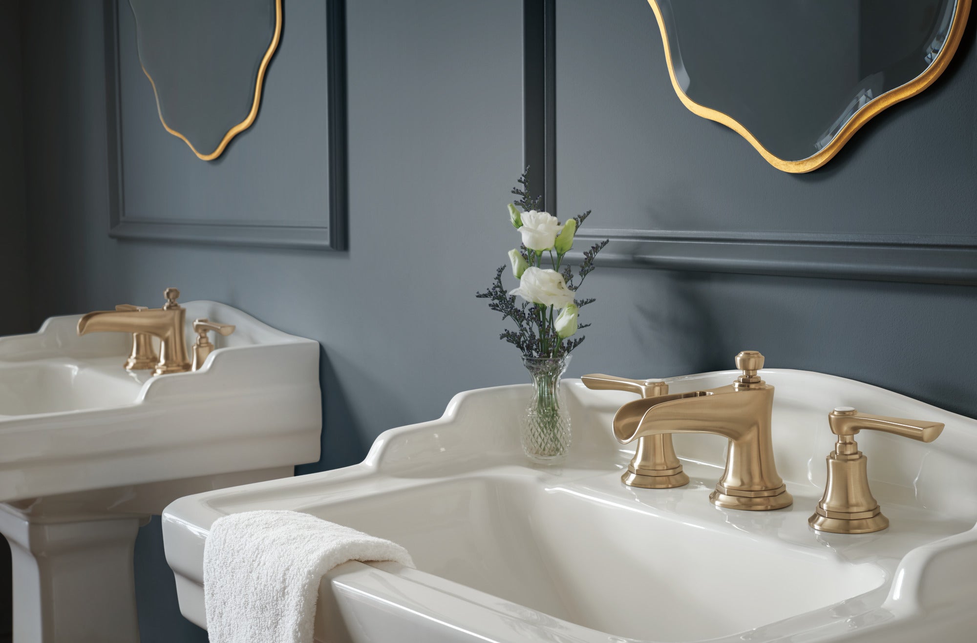 Brizo Rook® Widespread Lavatory and Bidet Lever Handle Kit