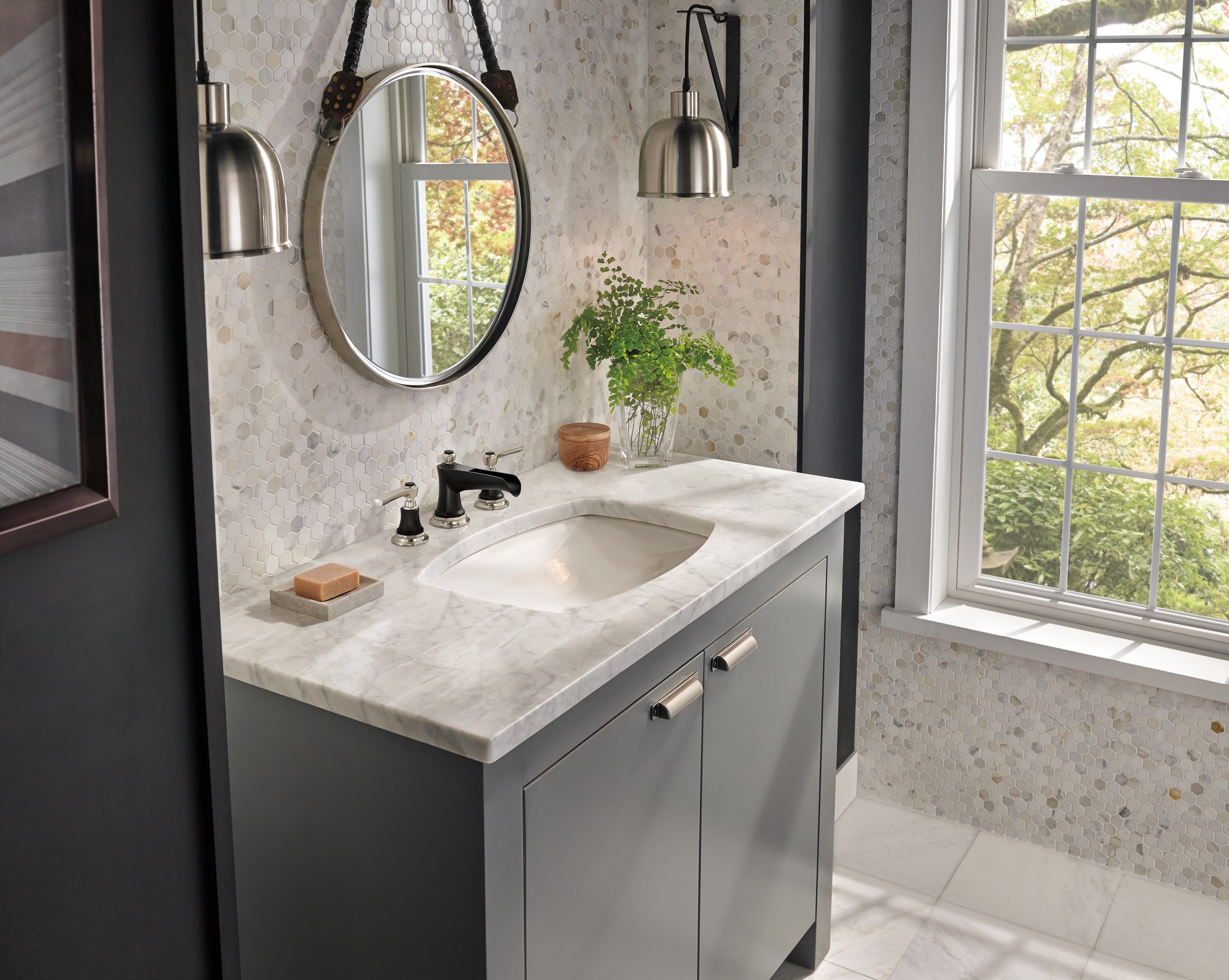 Brizo Rook® Widespread Lavatory and Bidet Lever Handle Kit