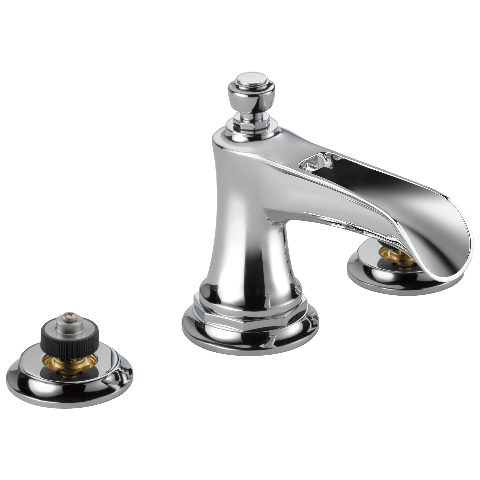 Brizo Rook® Widespread Lavatory Faucet with Channel Spout - Less Handles 1.2 GPM