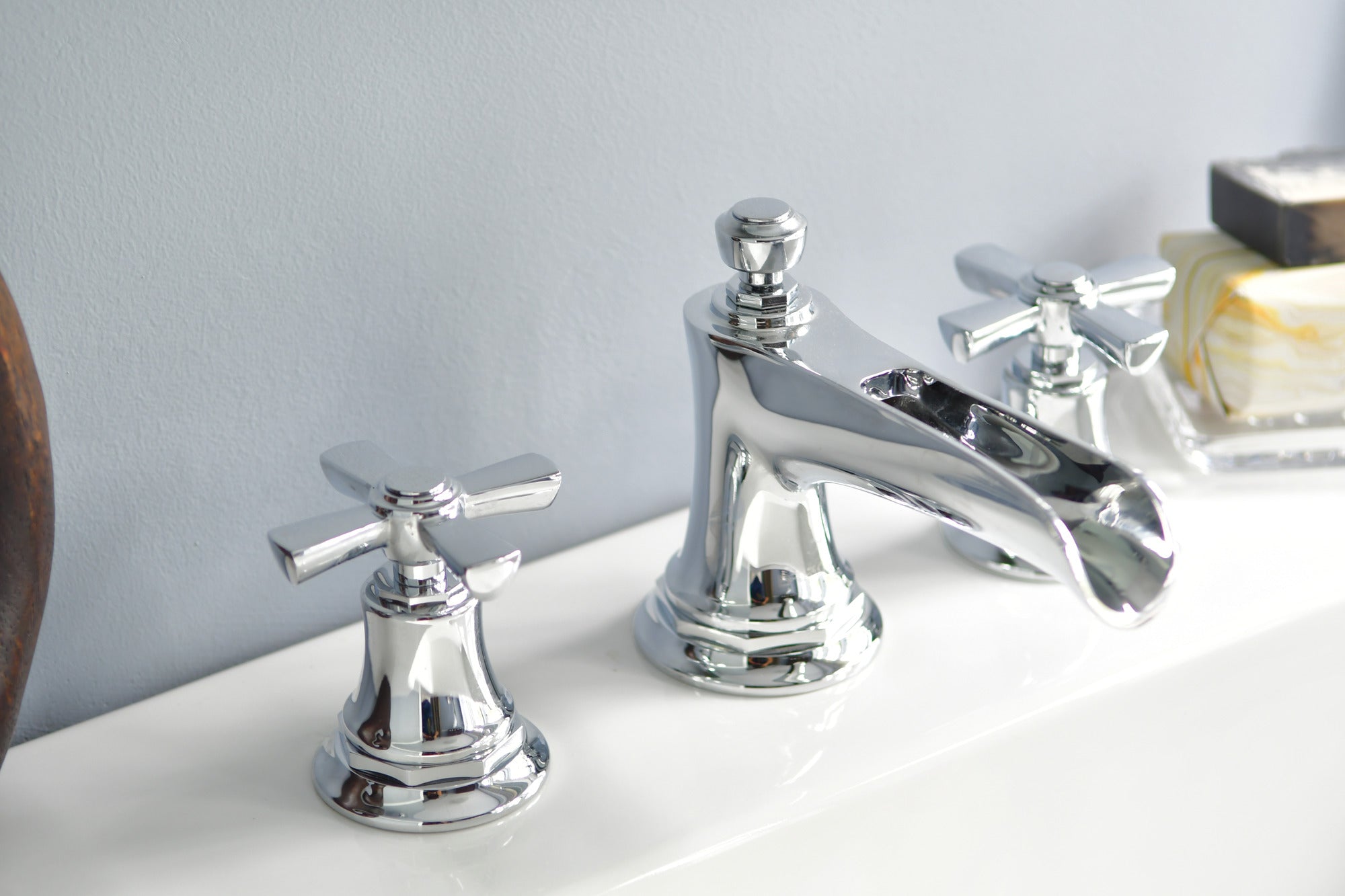 Brizo Rook® Widespread Lavatory and Bidet Cross Handle Kit