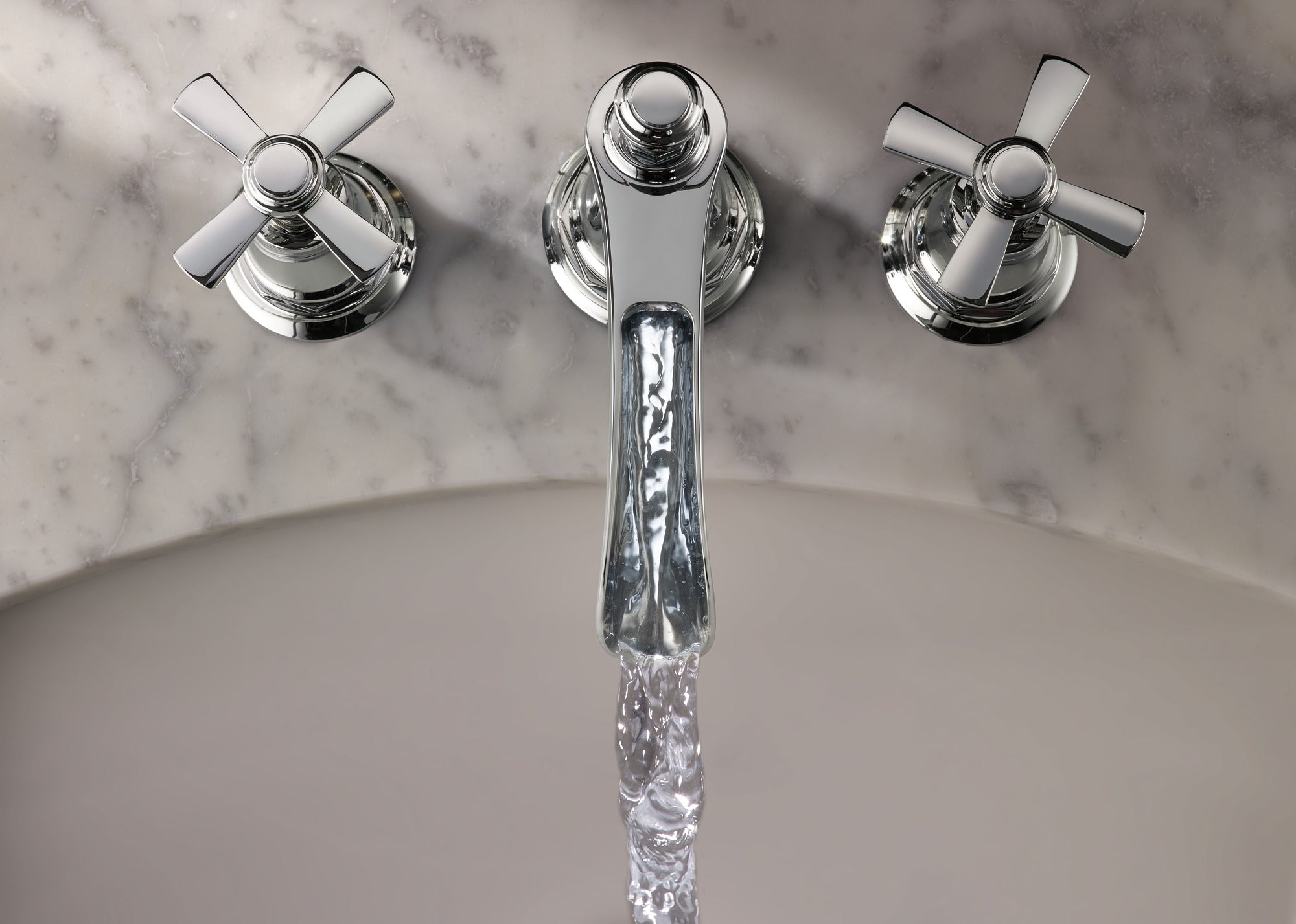 Brizo Rook® Widespread Lavatory and Bidet Cross Handle Kit