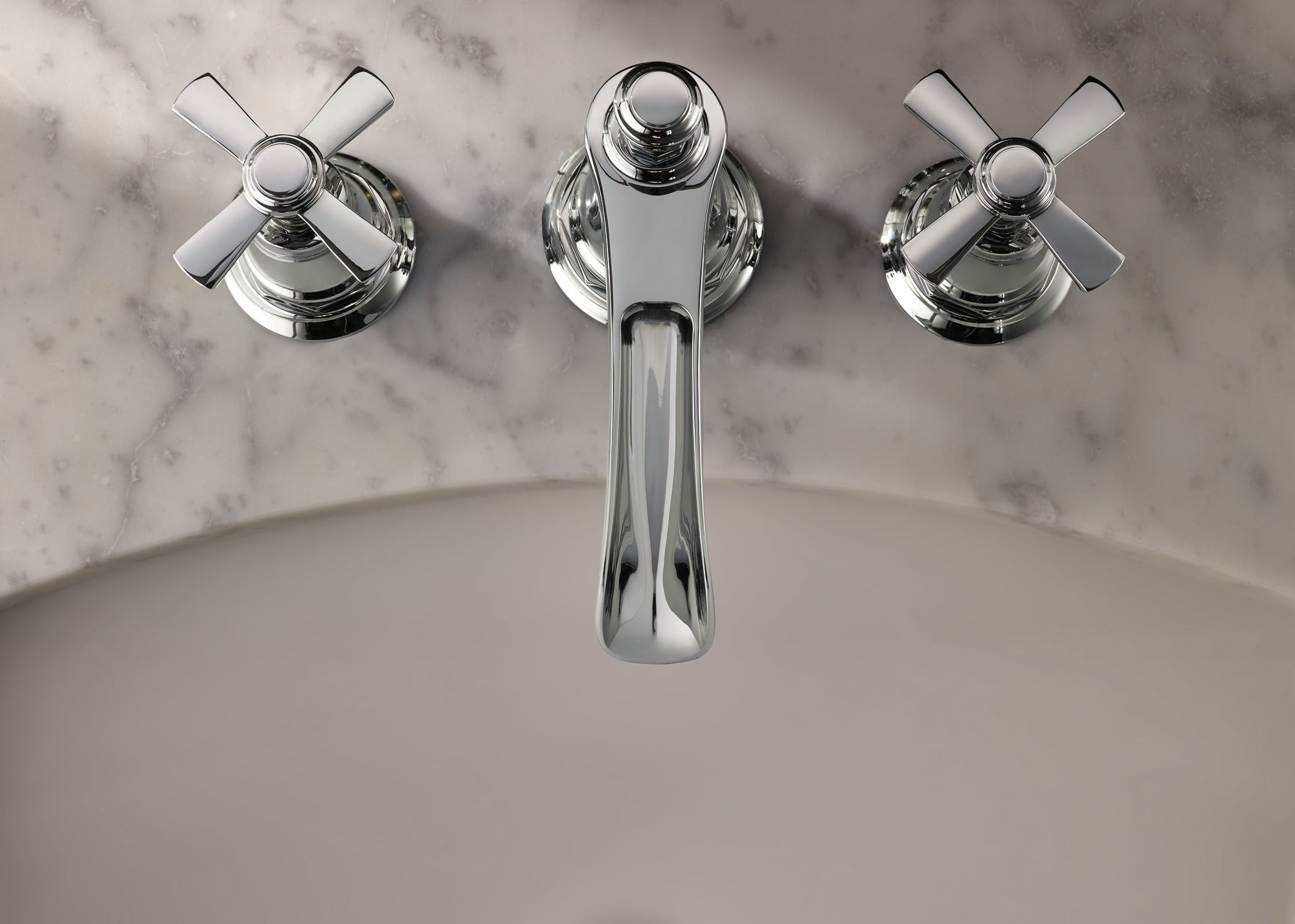 Brizo Rook® Widespread Lavatory and Bidet Cross Handle Kit