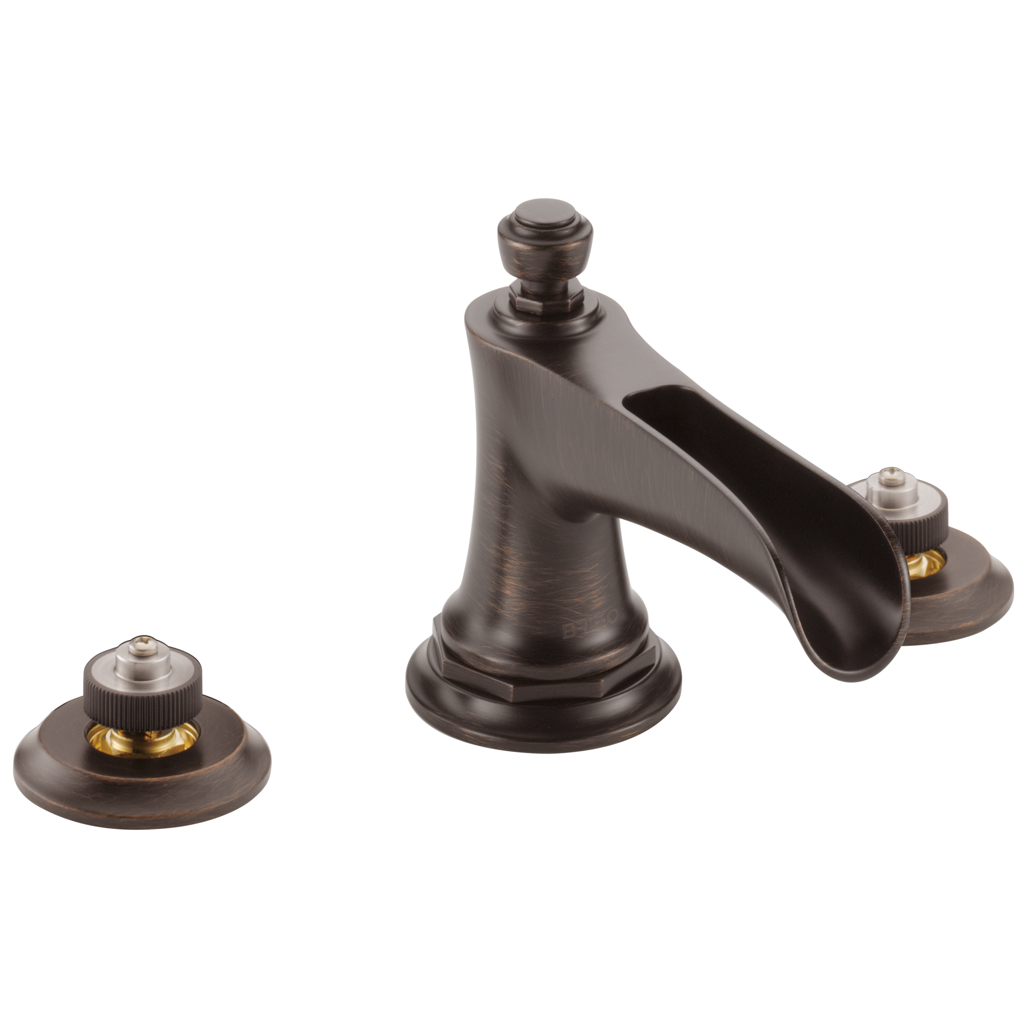 Brizo Rook® Widespread Lavatory Faucet with Channel Spout - Less Handles 1.2 GPM