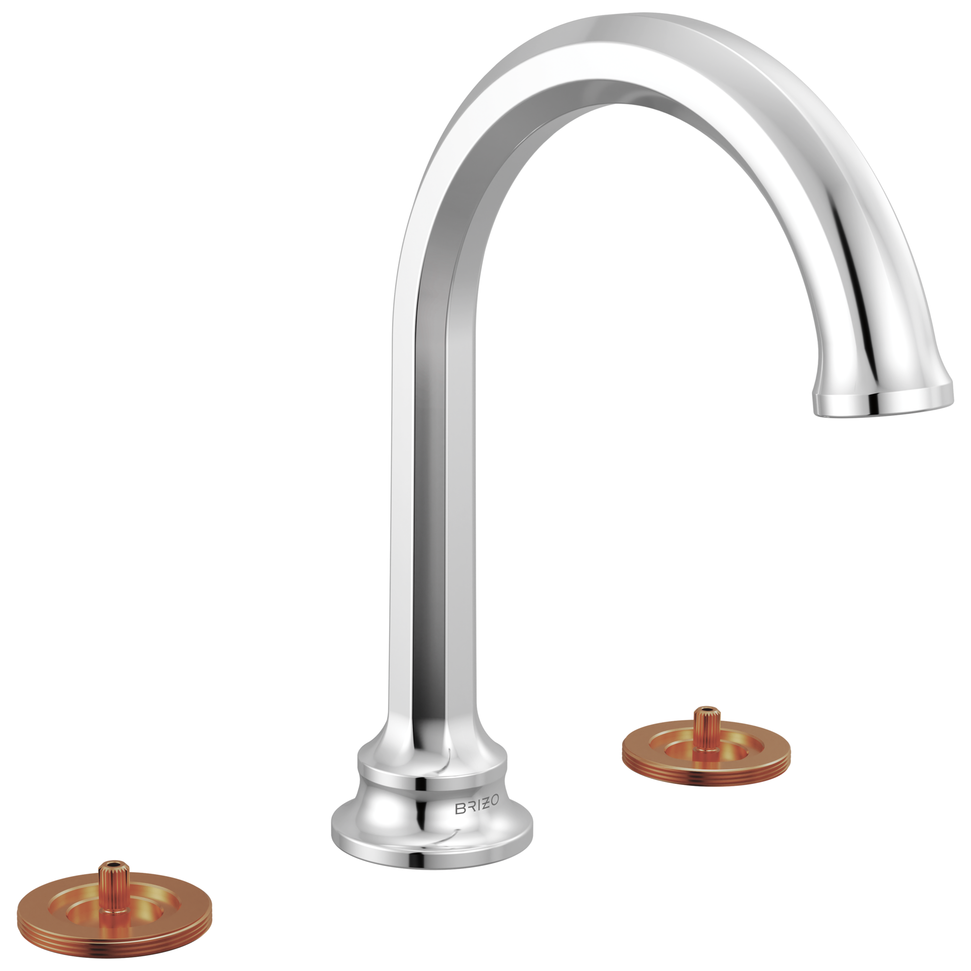 Brizo Beauclere™ Widespread Lavatory Faucet with Arc Spout - Less Handles 1.2 GPM