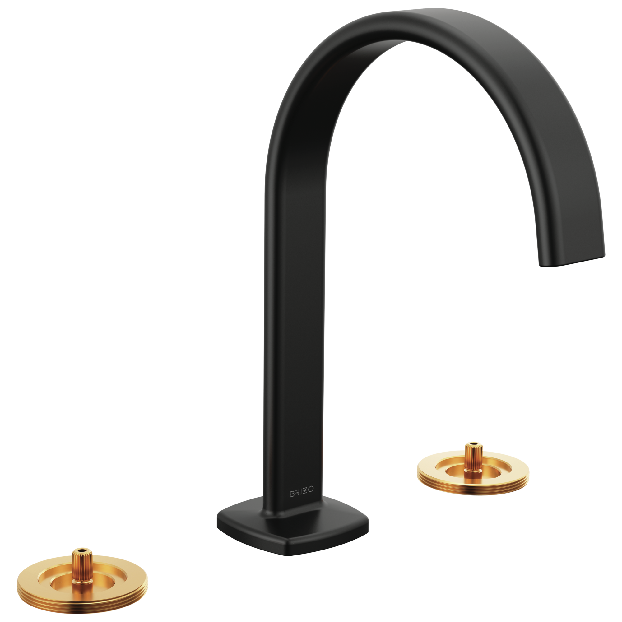 Brizo Allaria® Widespread Lavatory Faucet with Arc Spout - Less Handles
