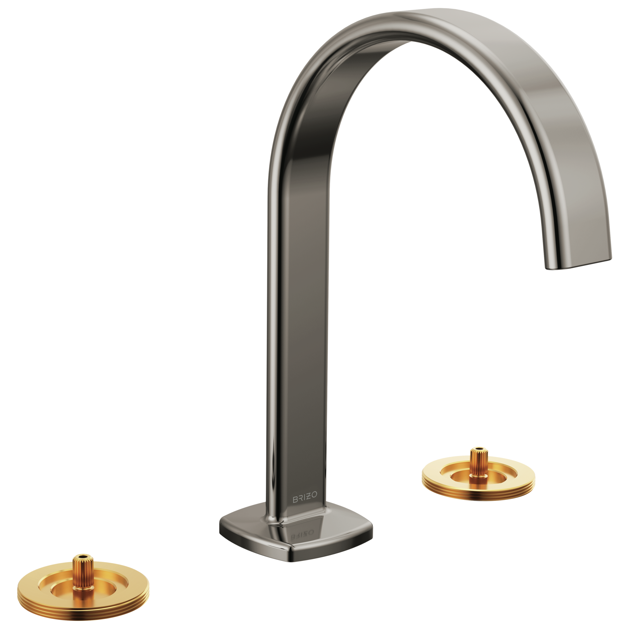 Brizo Allaria® Widespread Lavatory Faucet with Arc Spout - Less Handles