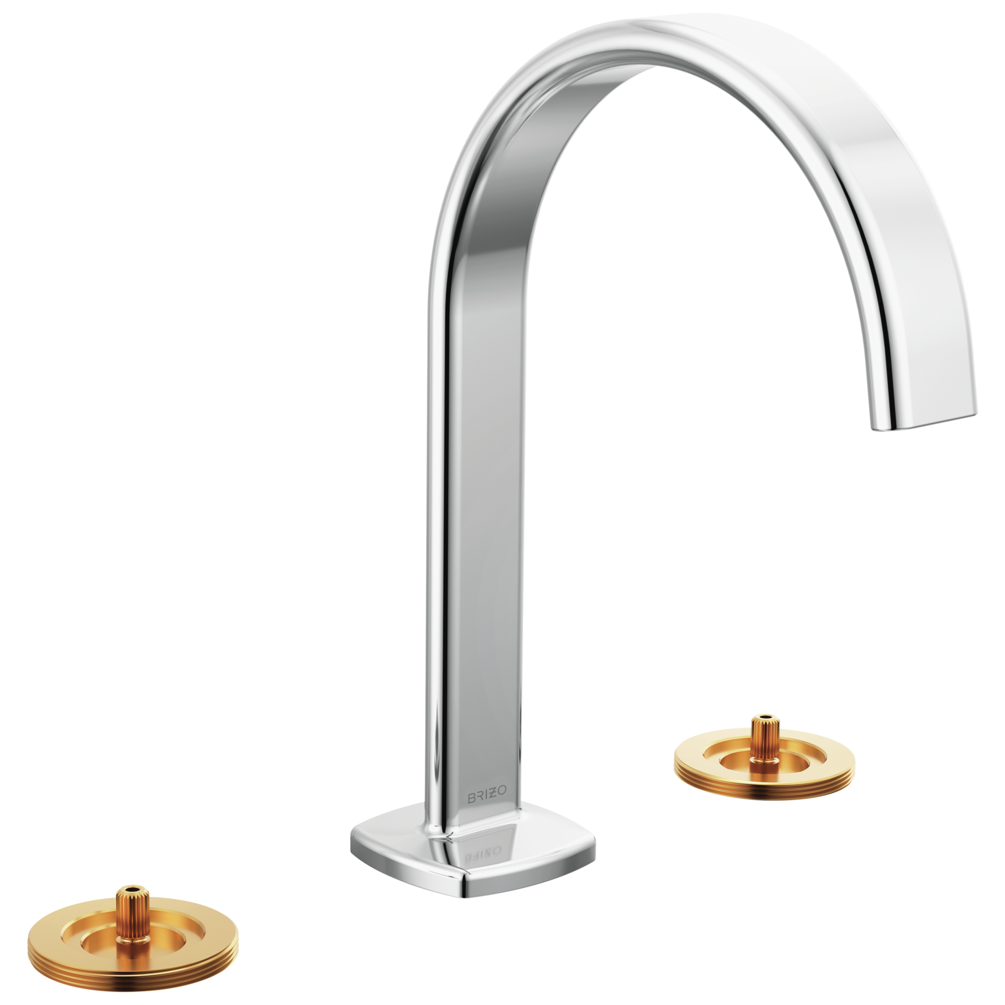 Brizo Allaria® Widespread Lavatory Faucet with Arc Spout - Less Handles