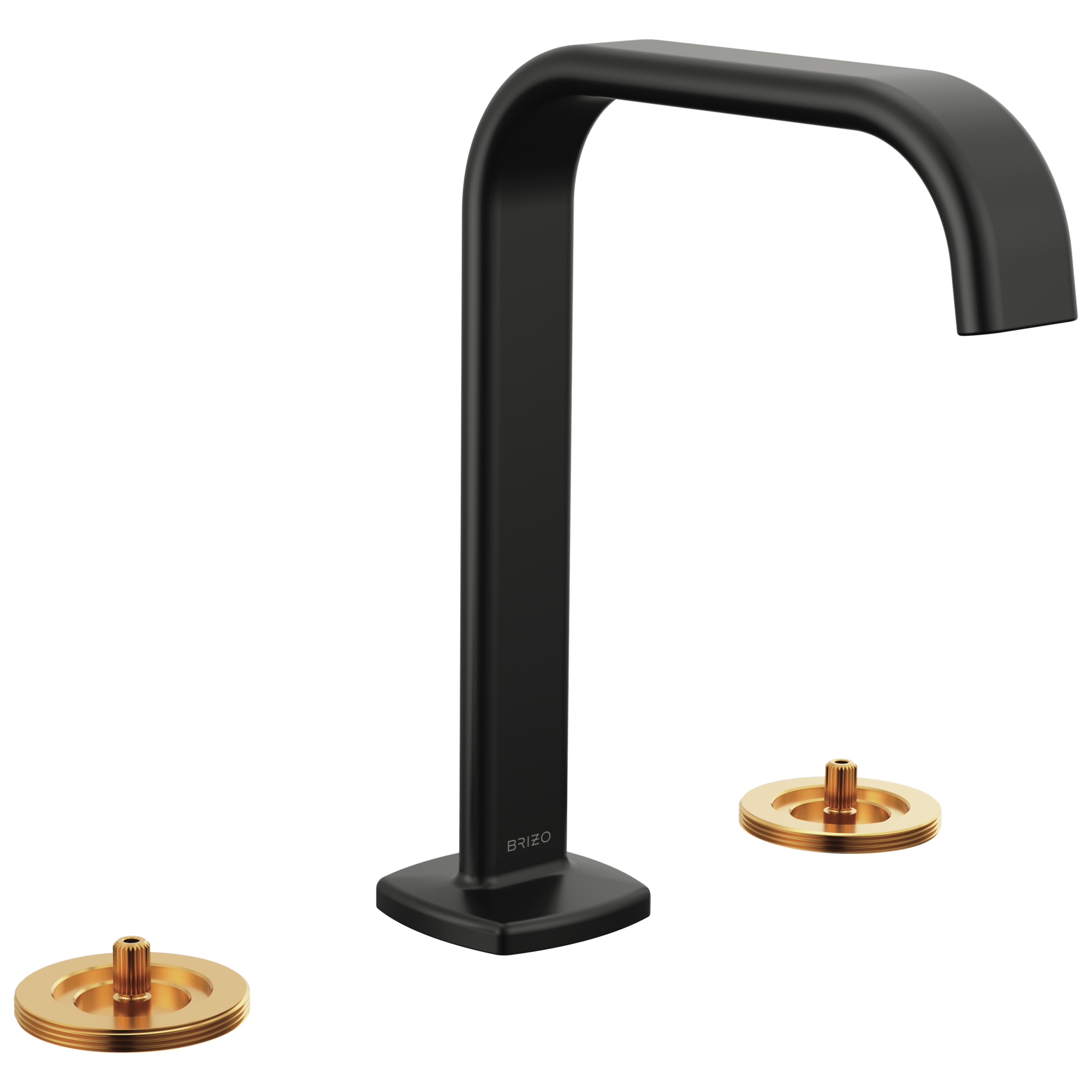Brizo Allaria® Widespread Lavatory Faucet with Square Spout - Less Handles