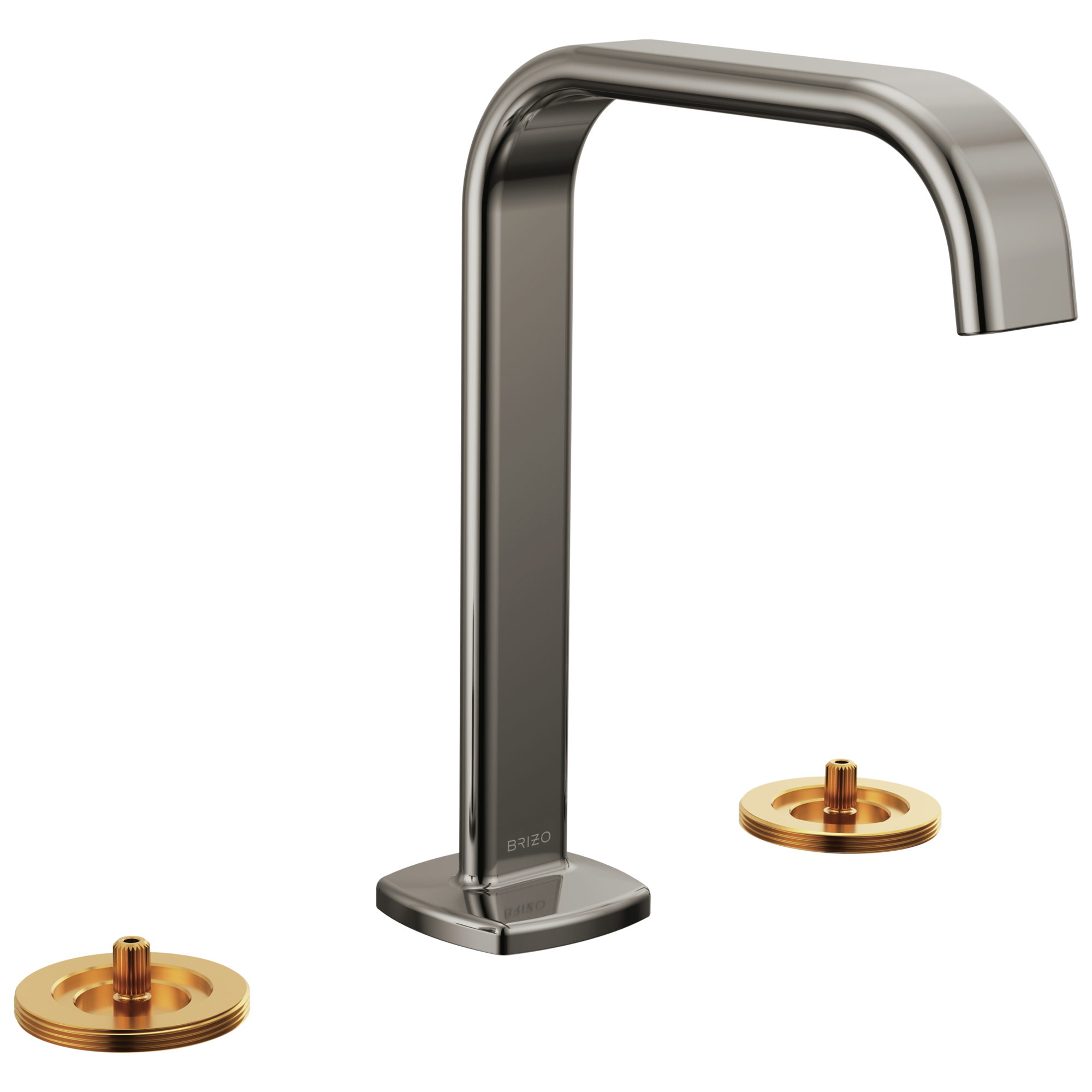 Brizo Allaria® Widespread Lavatory Faucet with Square Spout - Less Handles