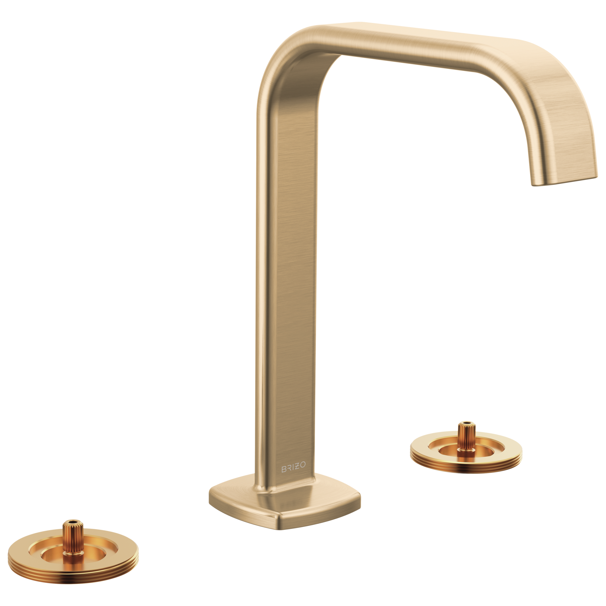 Brizo Allaria® Widespread Lavatory Faucet with Square Spout - Less Handles