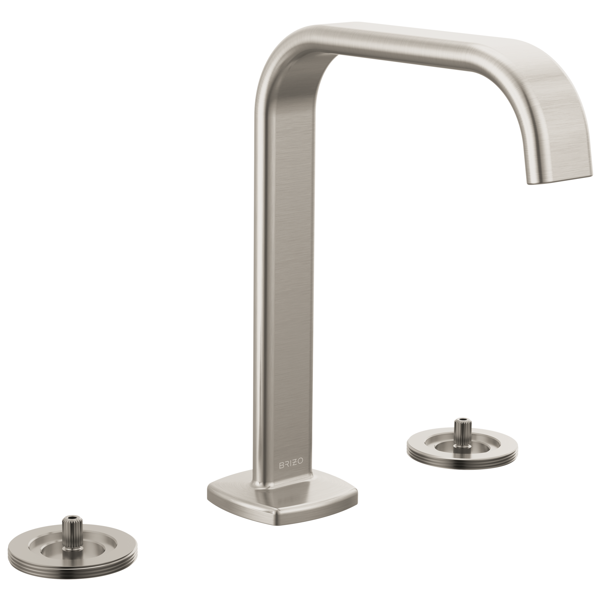 Brizo Allaria® Widespread Lavatory Faucet with Square Spout - Less Handles