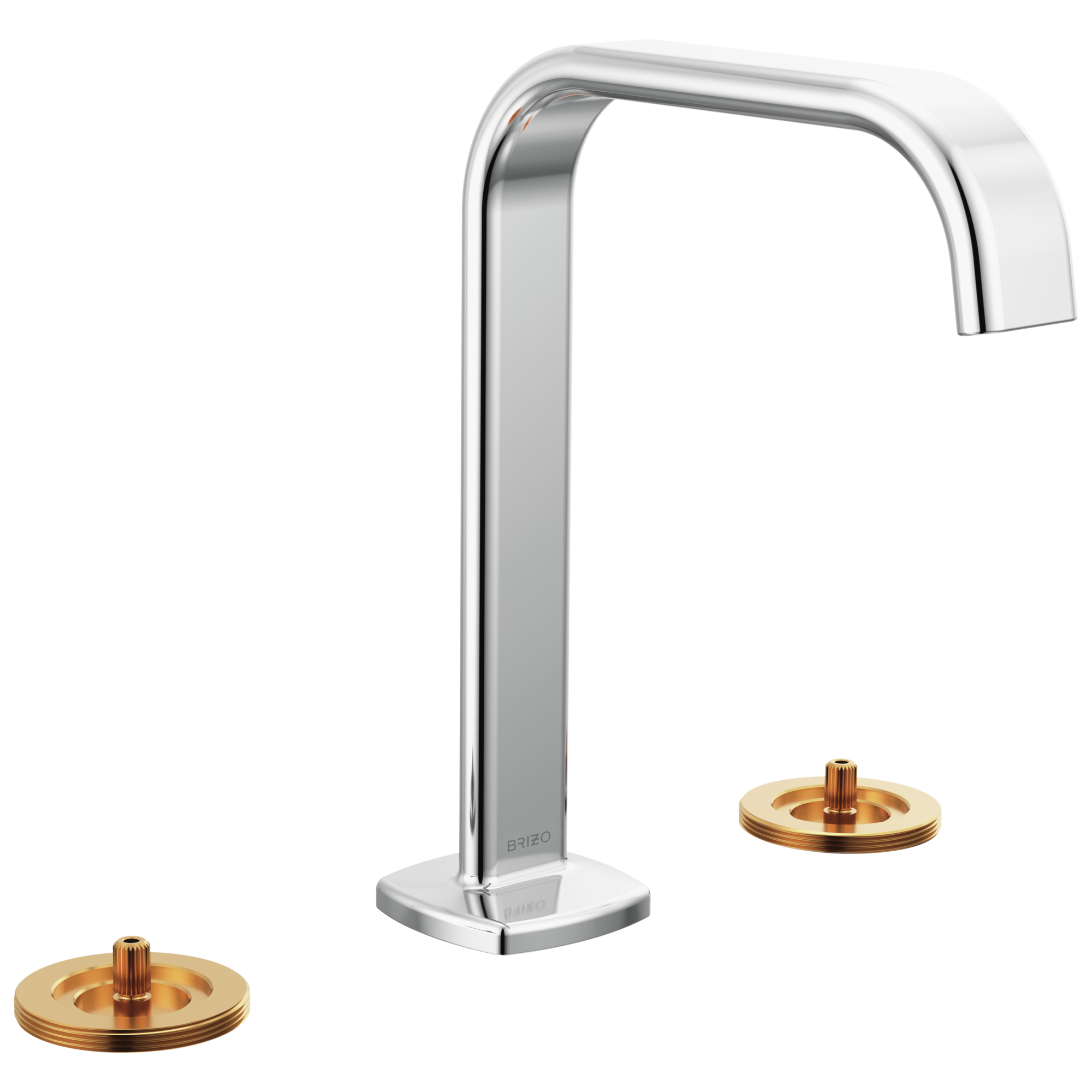 Brizo Allaria® Widespread Lavatory Faucet with Square Spout - Less Handles