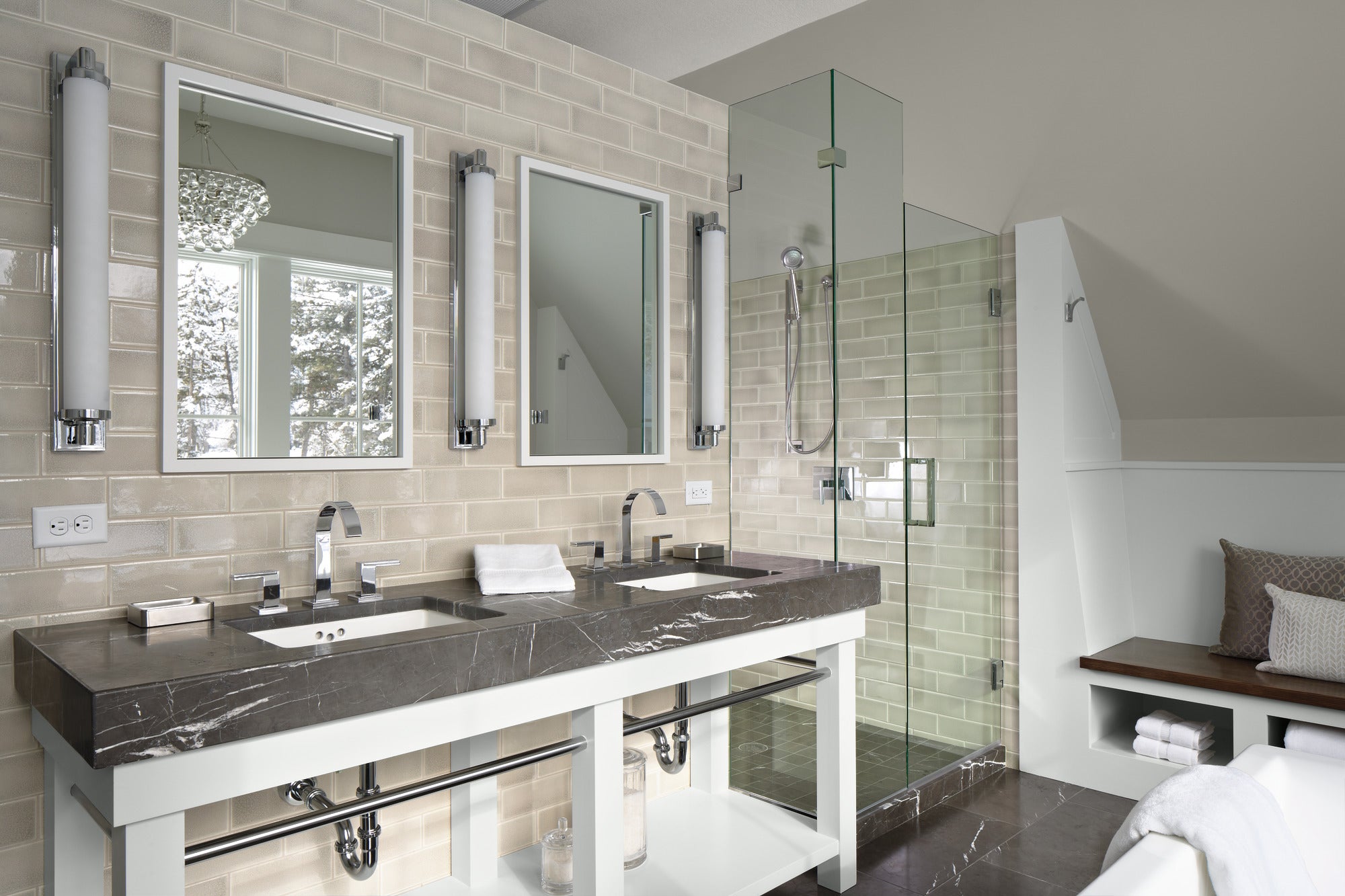 Brizo Siderna® Widespread Lavatory and Bidet Lever Handle Kit