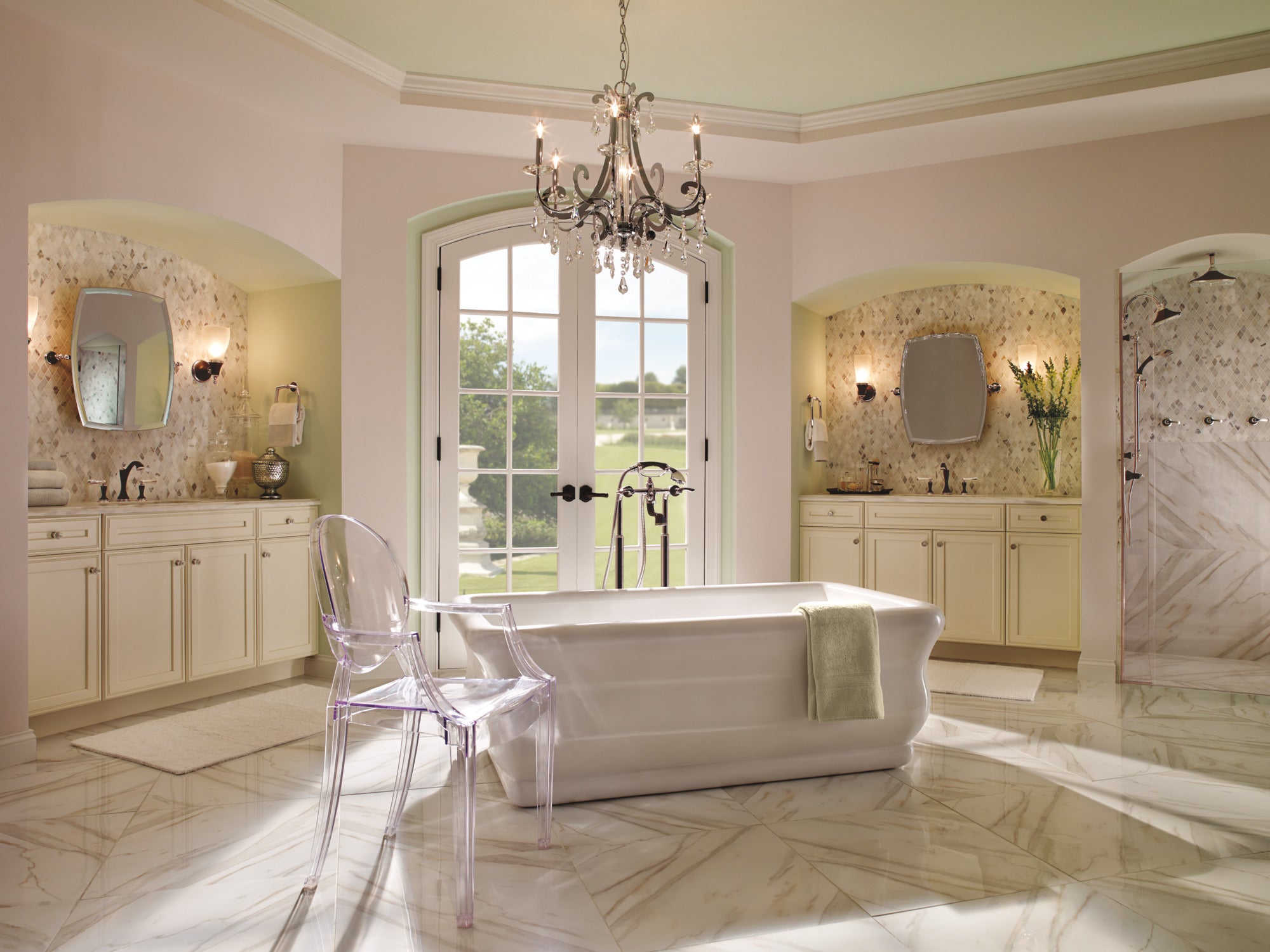 Brizo Brizo Traditional Floor Mount Tub Filler Risers