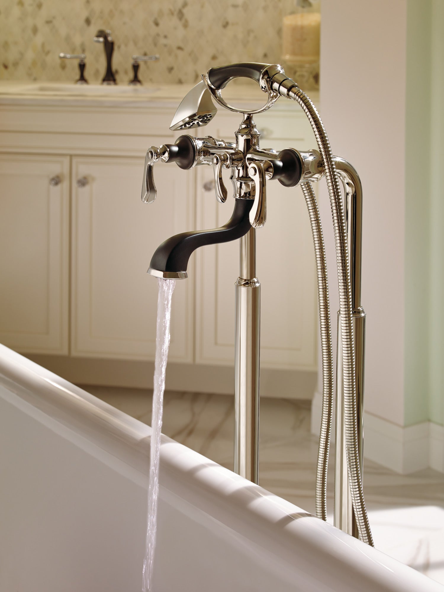 Brizo Brizo Traditional Floor Mount Tub Filler Risers