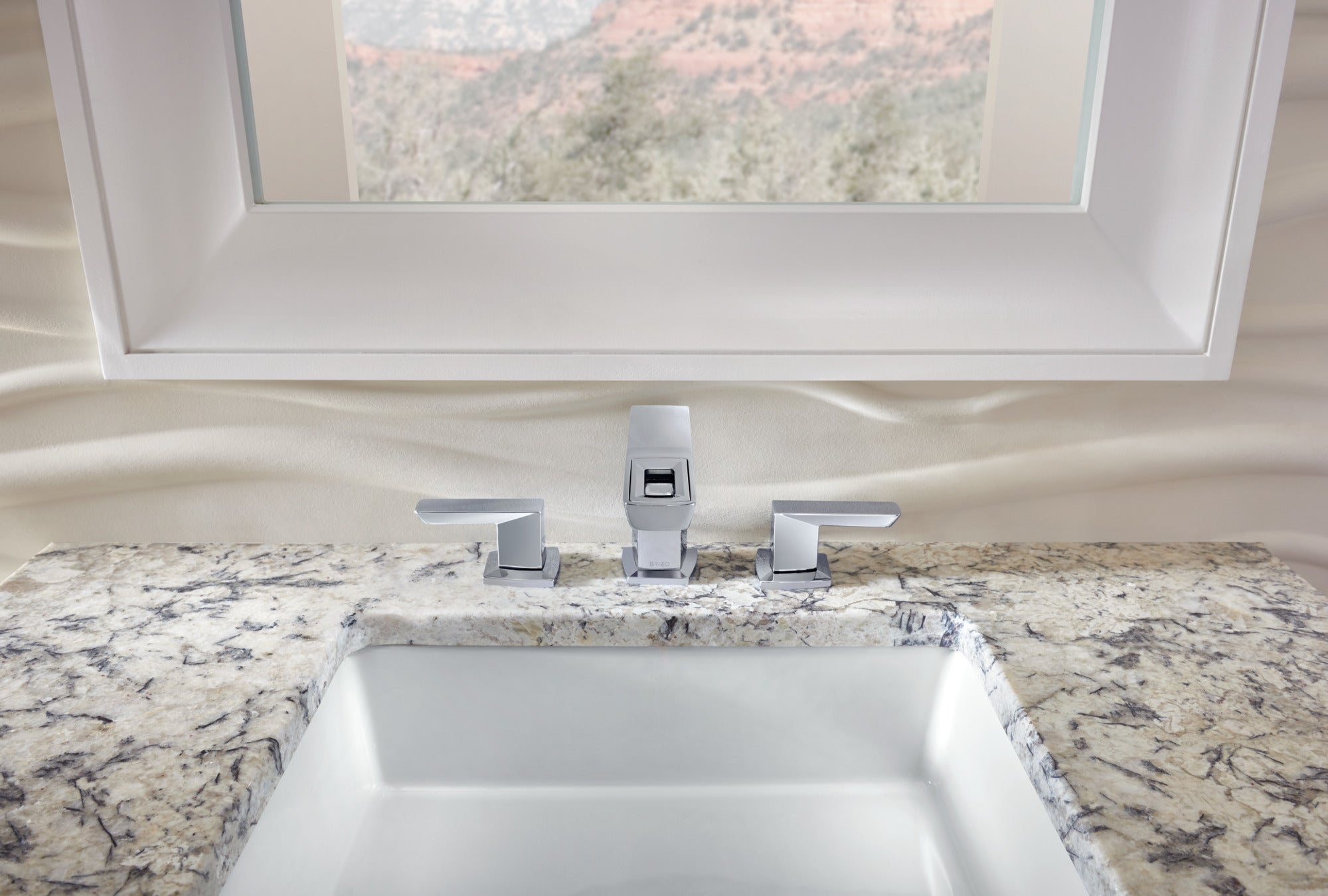 Brizo Vettis® Widespread Lavatory Faucet With Open-Flow Spout 1.2 GPM