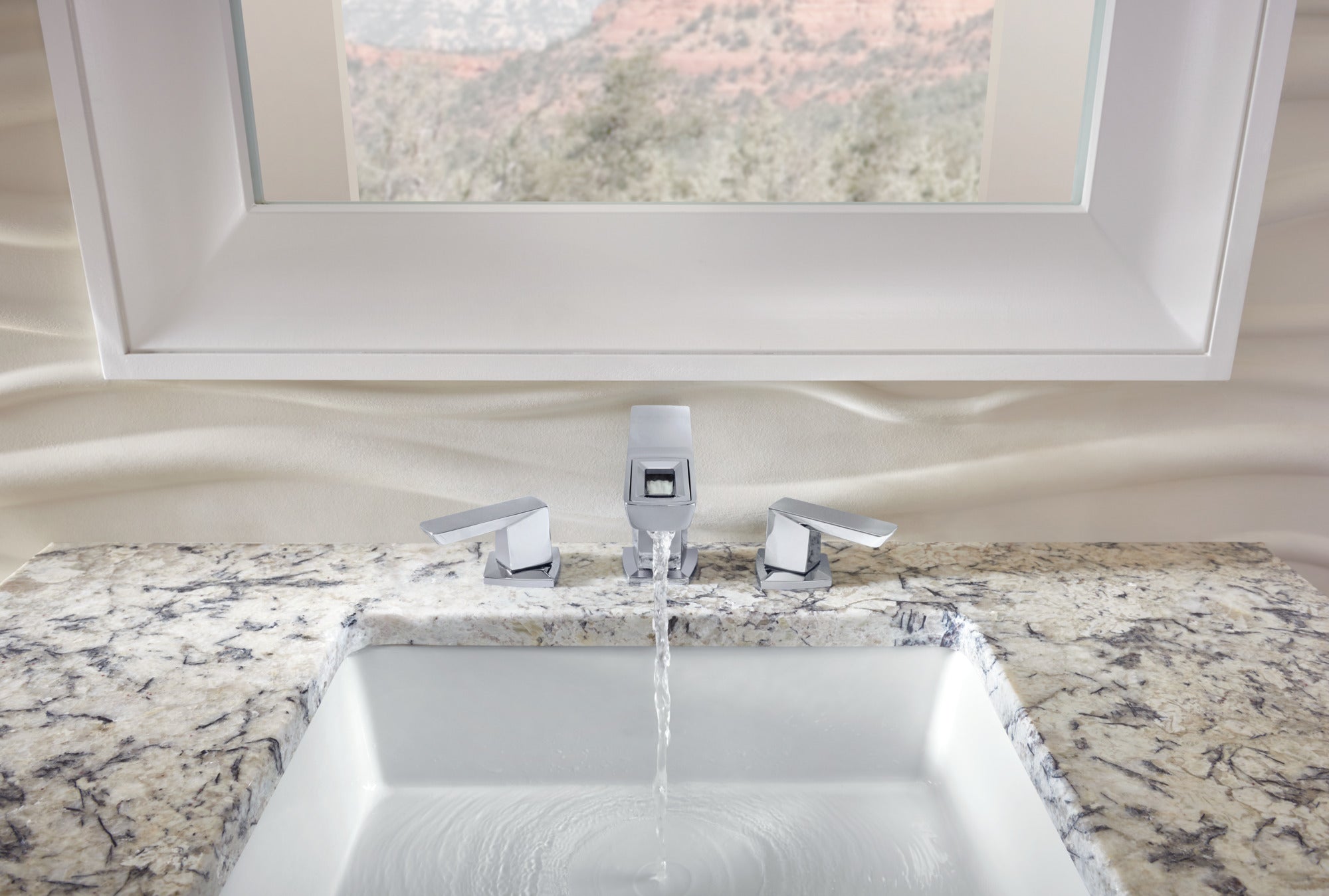 Brizo Vettis® Widespread Lavatory Faucet With Open-Flow Spout 1.2 GPM