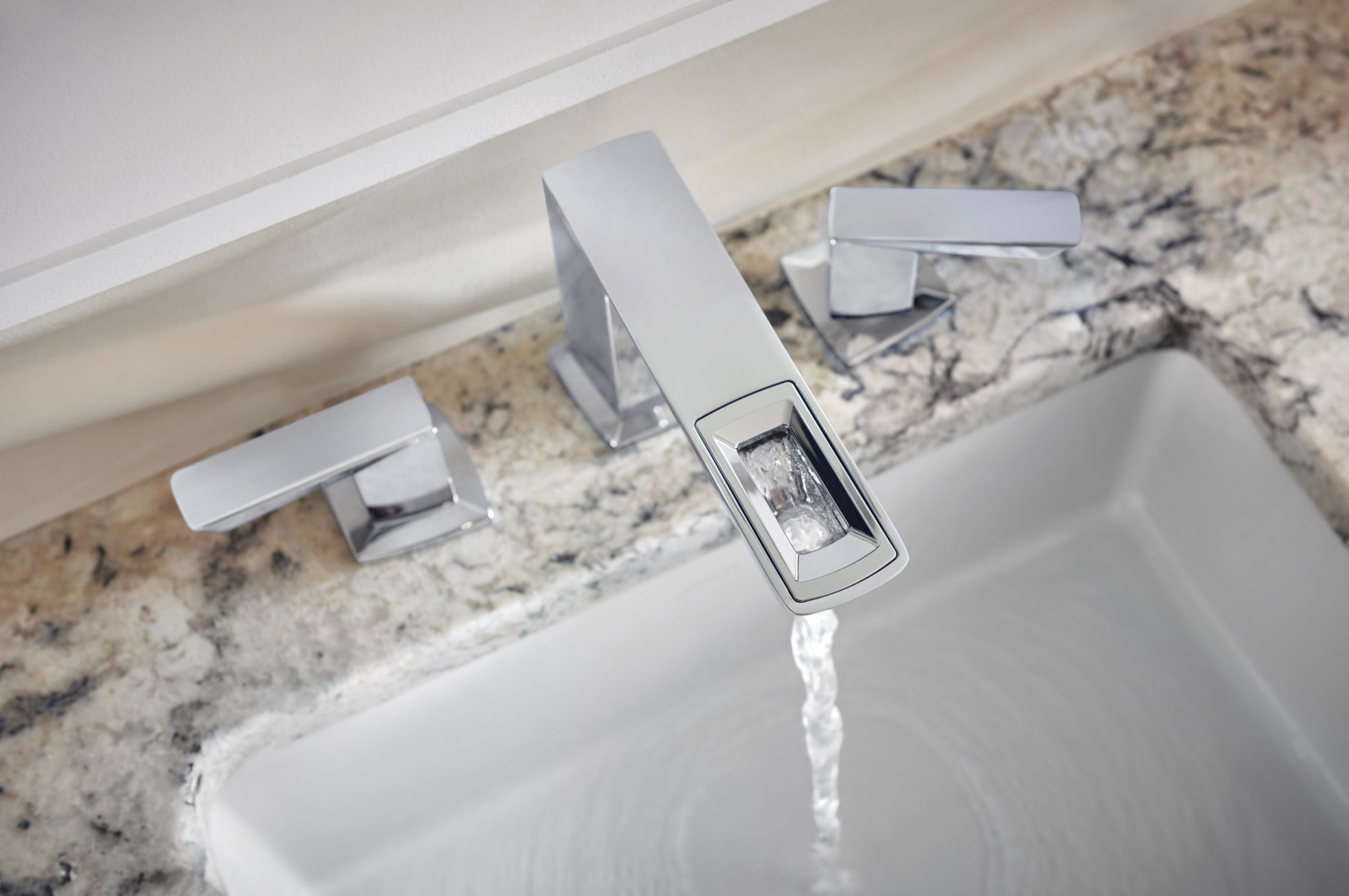 Brizo Vettis® Widespread Lavatory Faucet With Open-Flow Spout 1.2 GPM