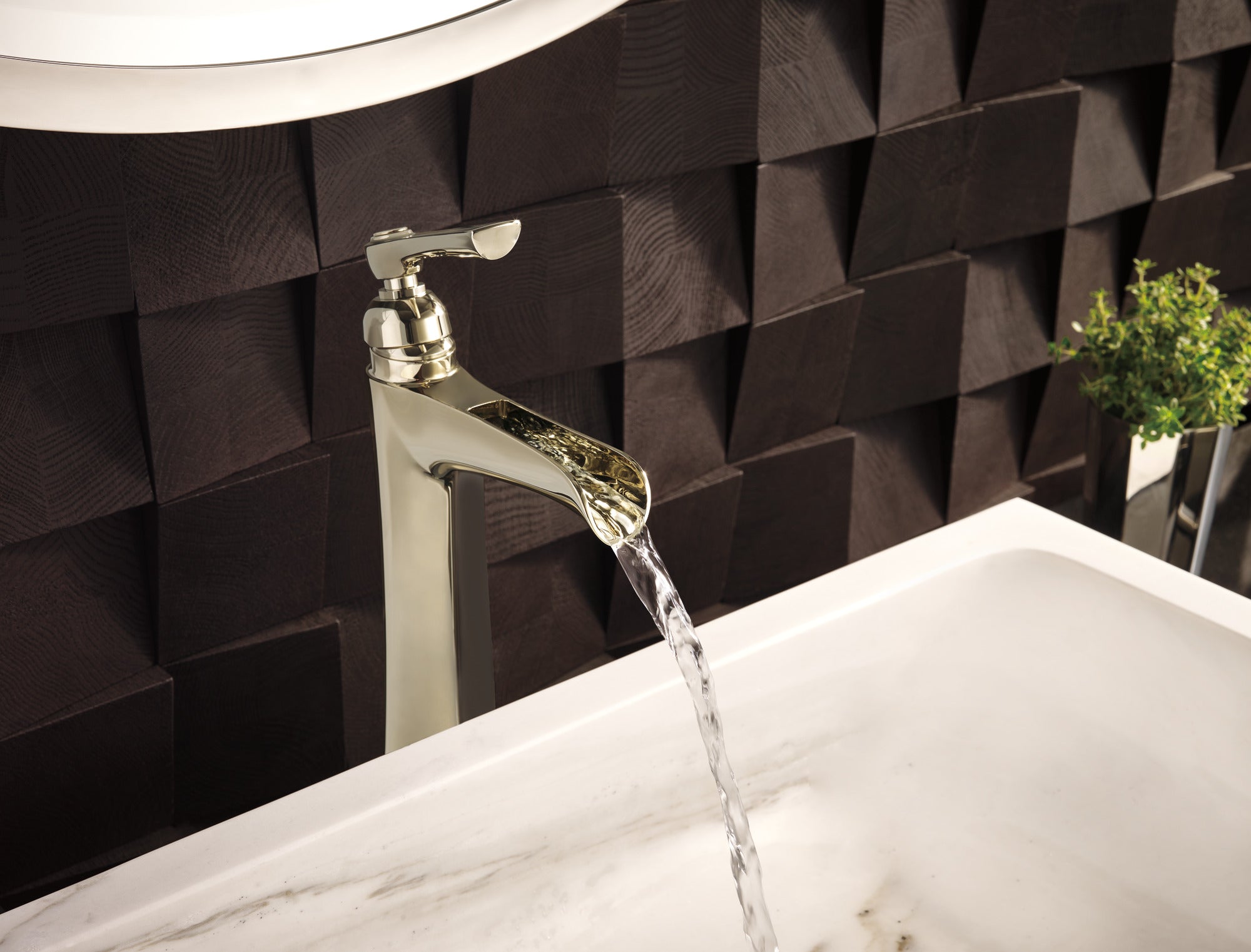 Brizo Rook® Single-Handle Vessel Lavatory Faucet with Channel Spout 1.5 GPM