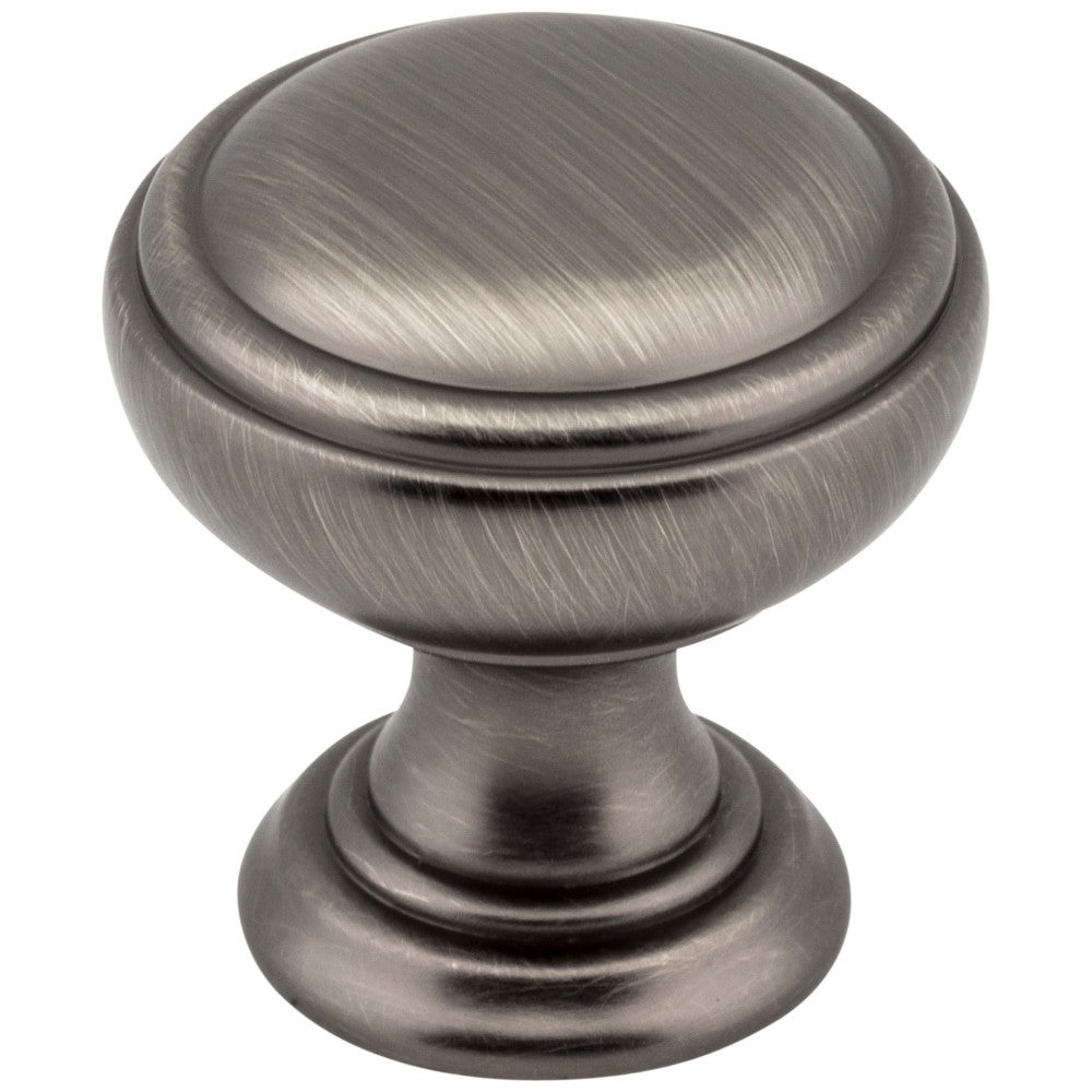 Hardware Resources 1-1/4" Diameter Satin Nickel Tiffany Cabinet Knob