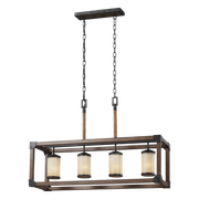 Dunning 4-Light Linear Chandelier