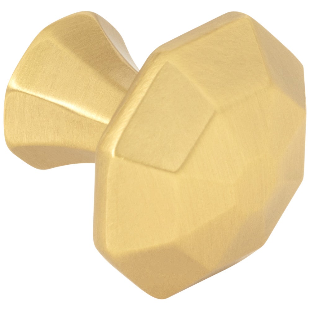 Hardware Resources 1-1/4" Overall Length Satin Nickel Octagonal Wheeler Cabinet Knob