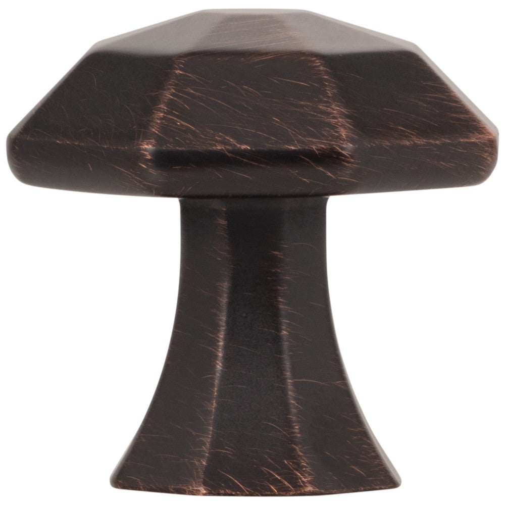 Hardware Resources 1-1/4" Overall Length Satin Nickel Octagonal Wheeler Cabinet Knob