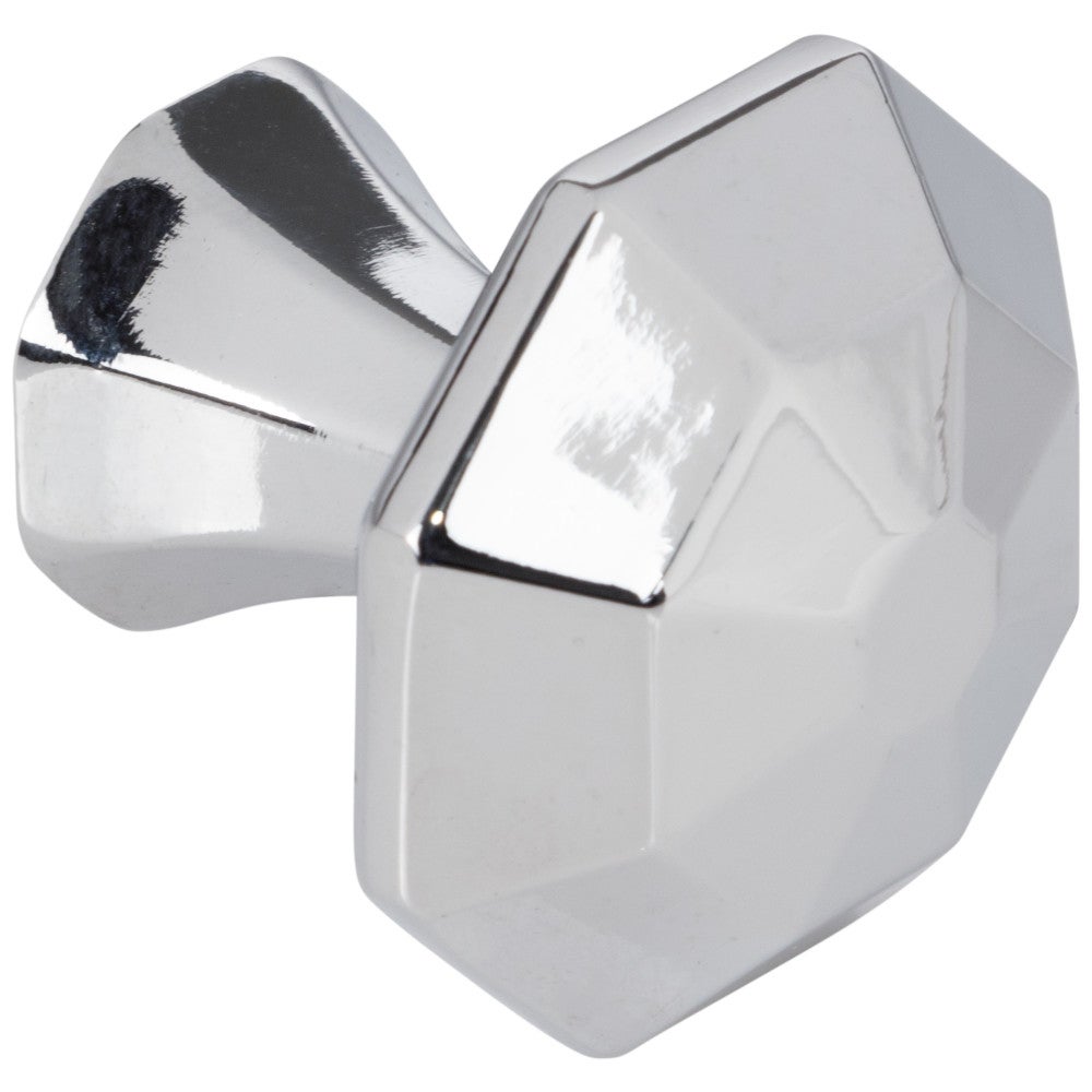 Hardware Resources 1-1/4" Overall Length Satin Nickel Octagonal Wheeler Cabinet Knob