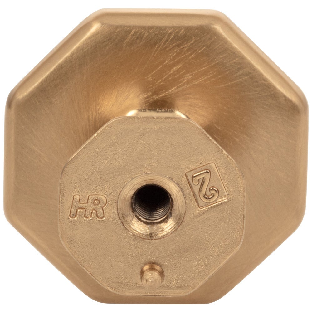 Hardware Resources 1-1/4" Overall Length Satin Nickel Octagonal Wheeler Cabinet Knob
