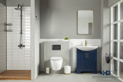 Luna 26" Navy Blue Bathroom Cabinet