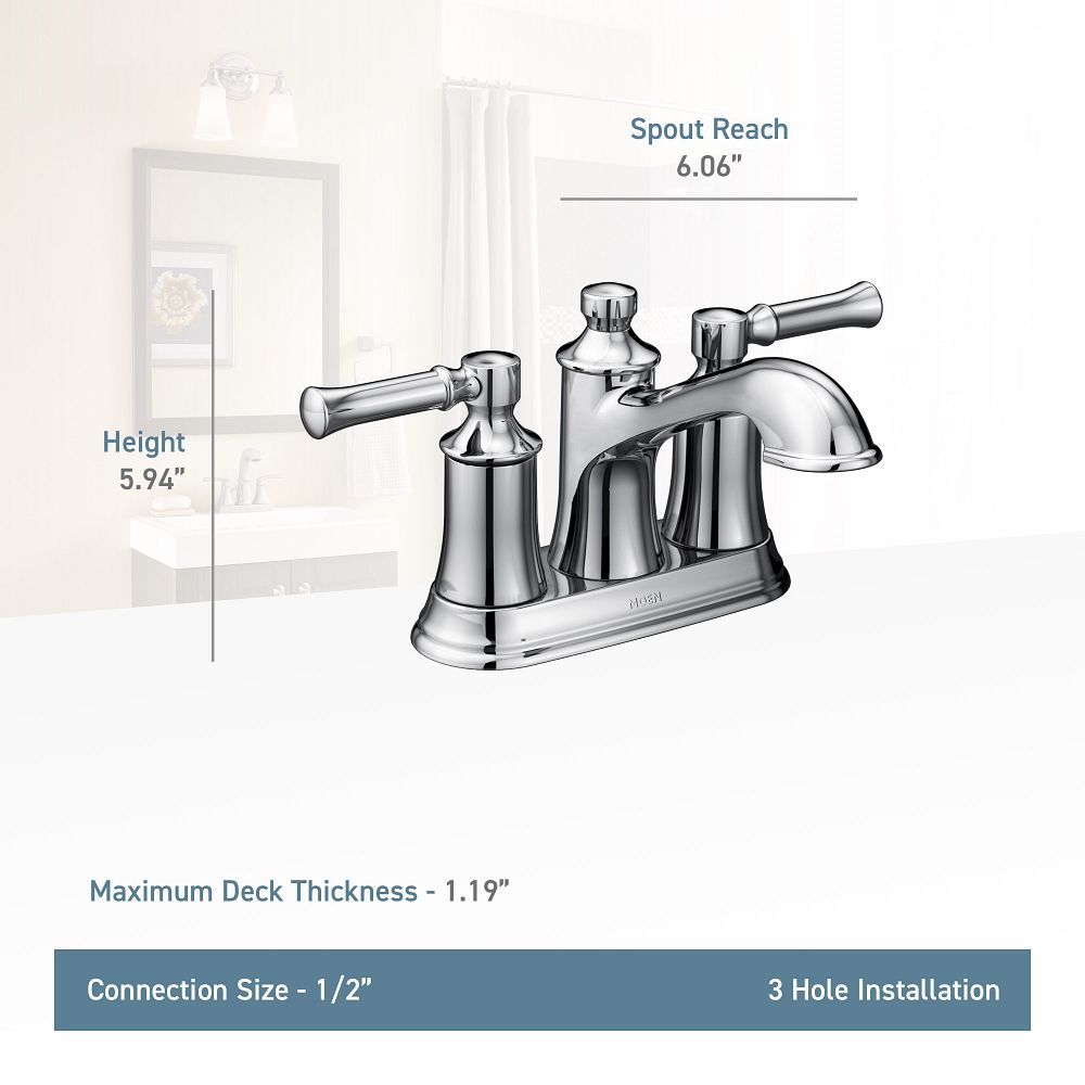 Dartmoor Two-handle Centerset Bathroom Sink Faucet