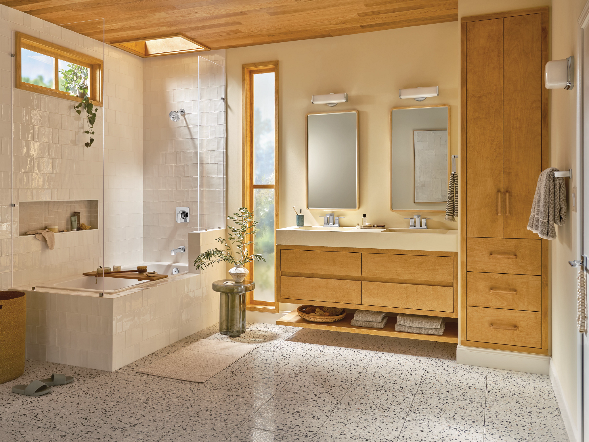 Moen T2583EP Iver Chrome Posi-Temp(R) tub/shower