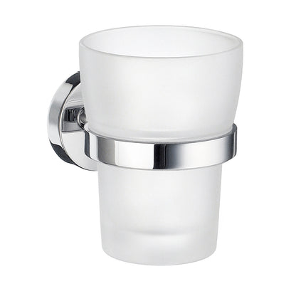 HOME - Holder with Tumbler in Frosted Glass