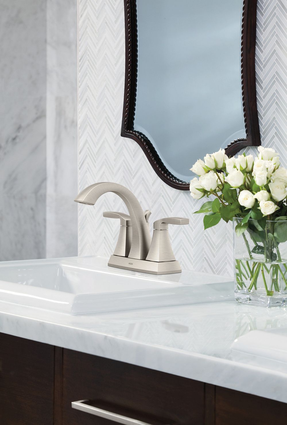 Voss Two-handle Centerset Bathroom Sink Faucet