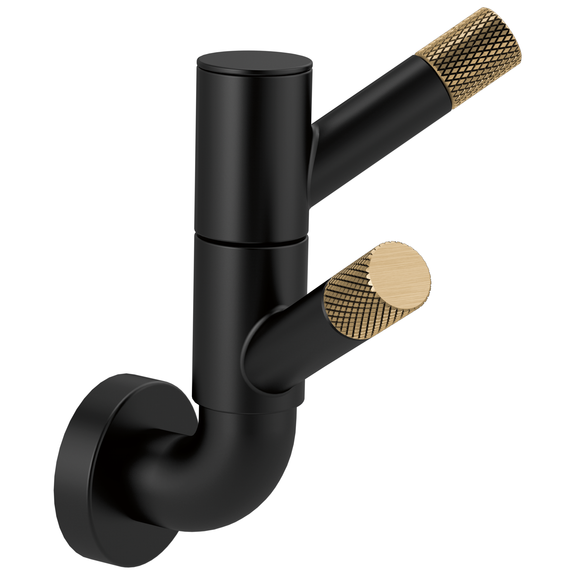 Brizo Litze® Rotating Double Robe Hook With Knurling