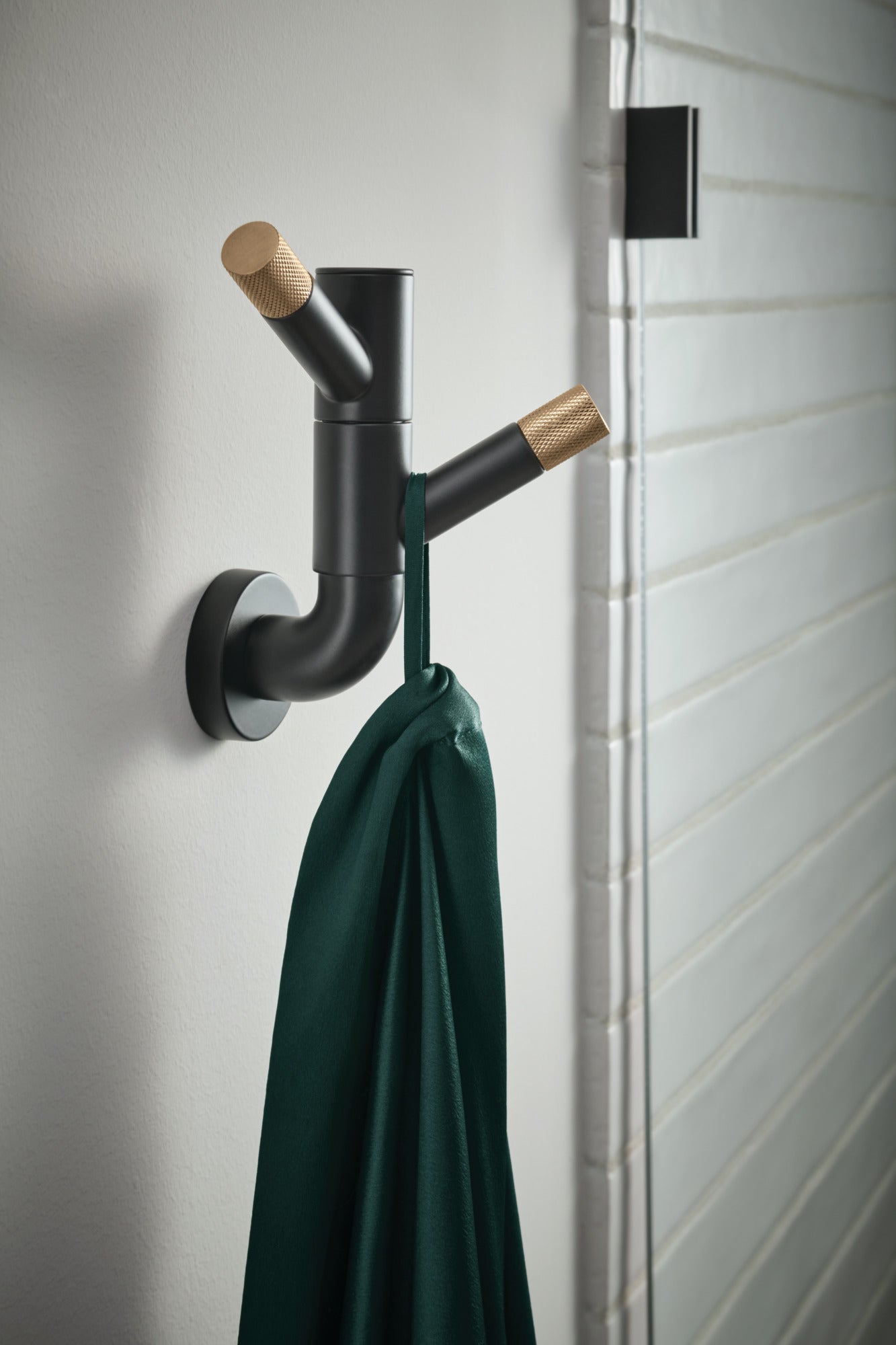 Brizo Litze® Rotating Double Robe Hook With Knurling