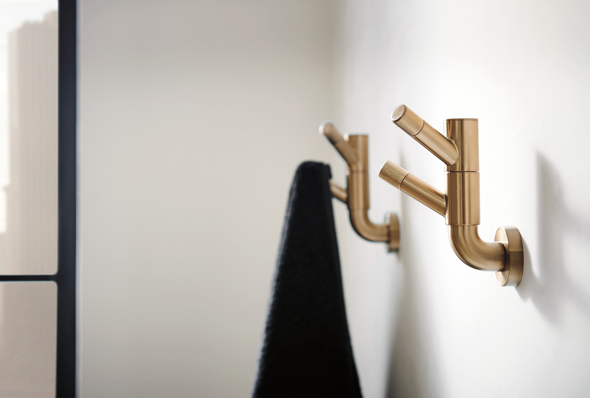 Brizo Litze® Rotating Double Robe Hook With Knurling