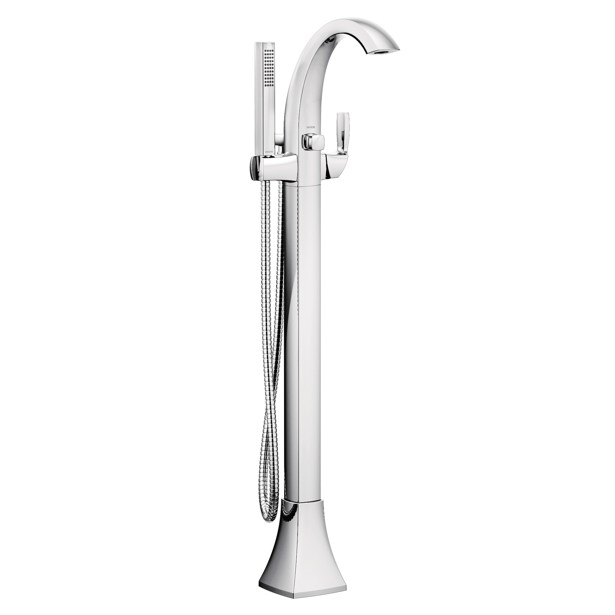 Moen 695 Voss Chrome One-Handle Tub Filler including Handheld Shower