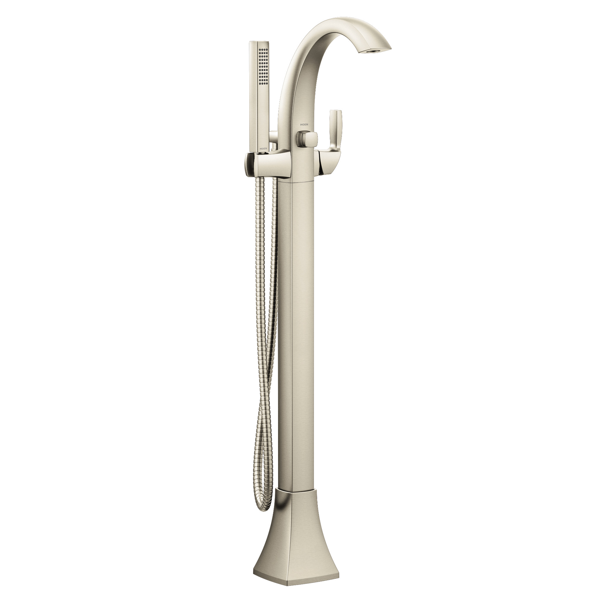 Moen 695 Voss Chrome One-Handle Tub Filler including Handheld Shower