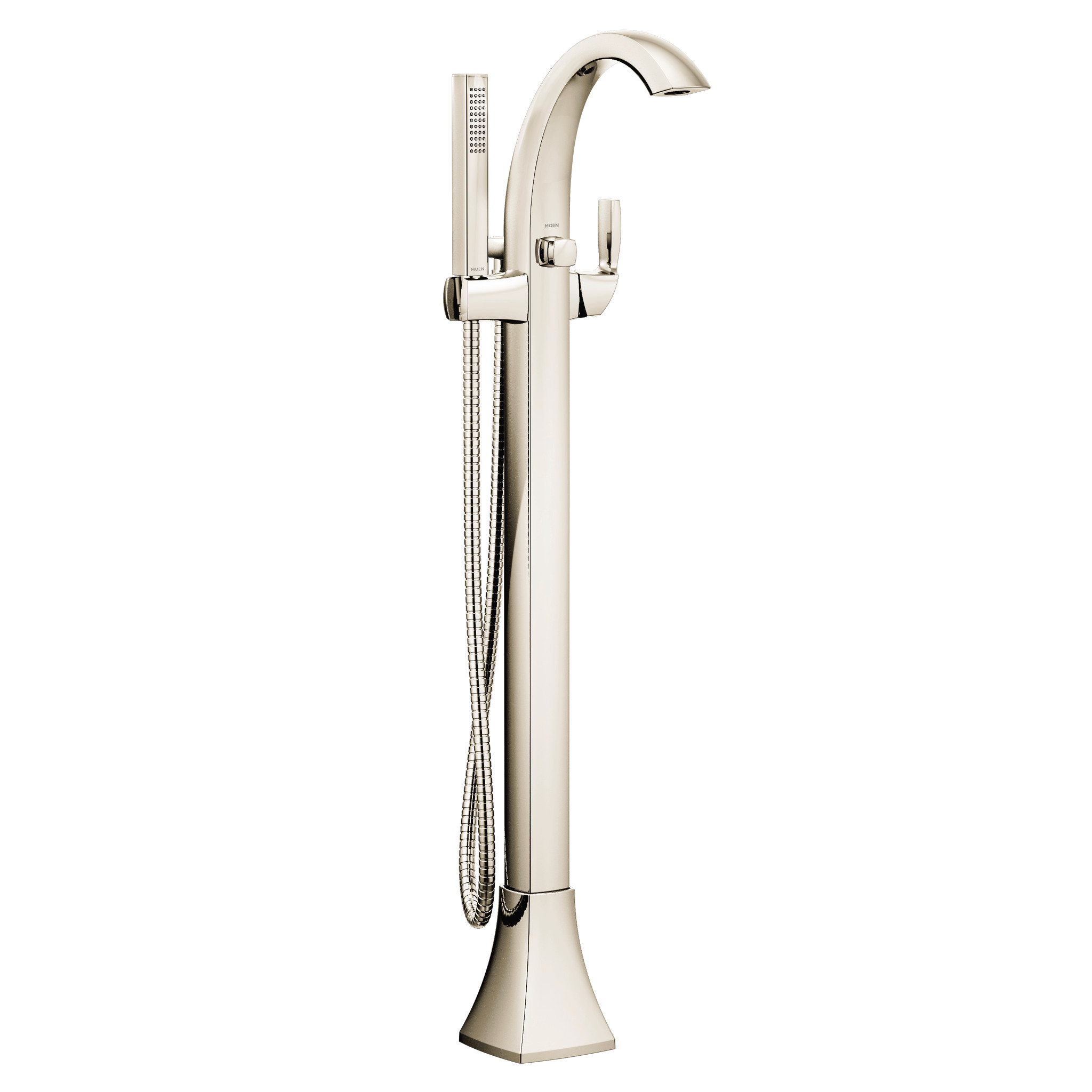 Moen 695 Voss Chrome One-Handle Tub Filler including Handheld Shower