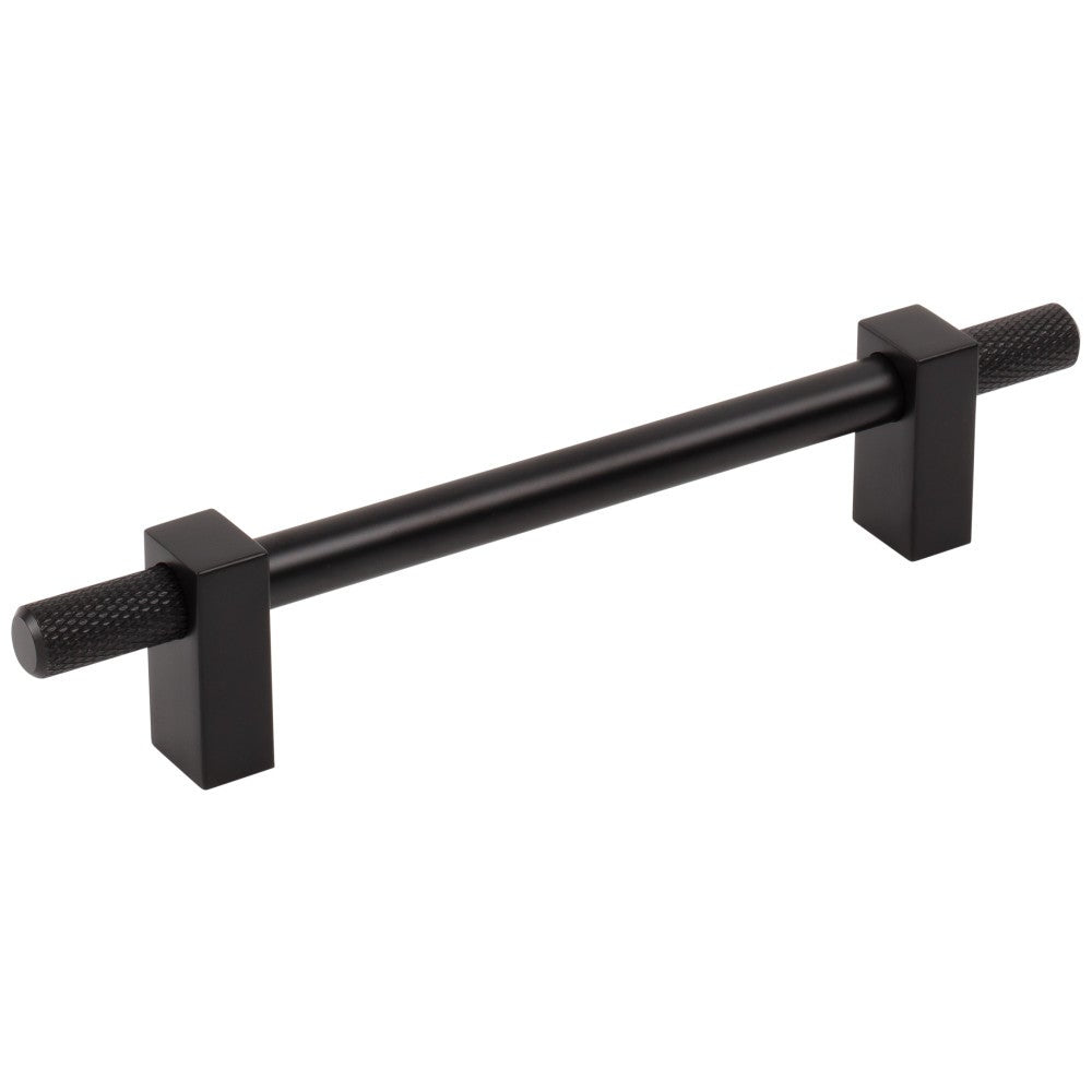 Hardware Resources 96 mm Center-to-Center Satin Nickel Larkin 4 Knurled Ends Cabinet Bar Pull