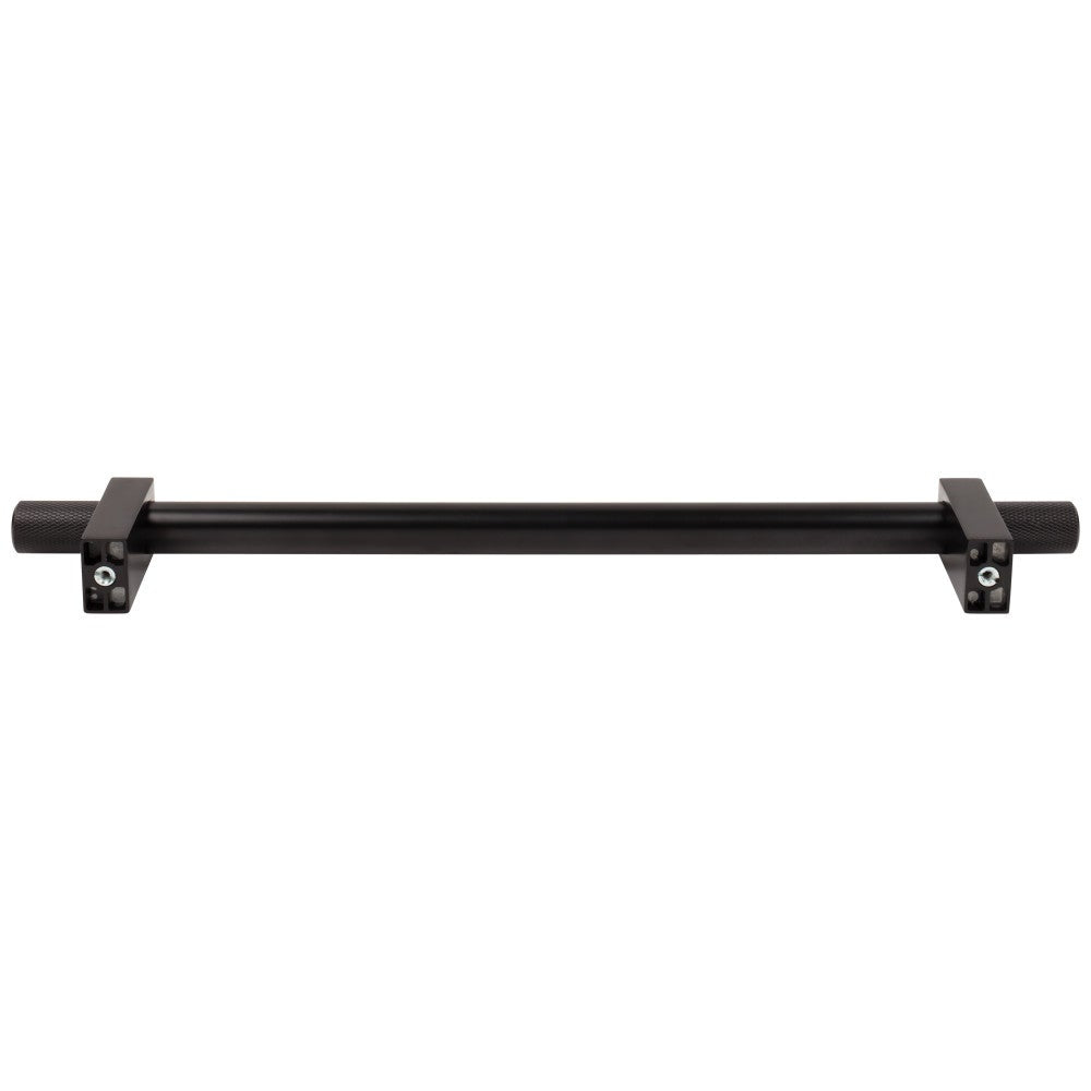 Hardware Resources 96 mm Center-to-Center Satin Nickel Larkin 4 Knurled Ends Cabinet Bar Pull