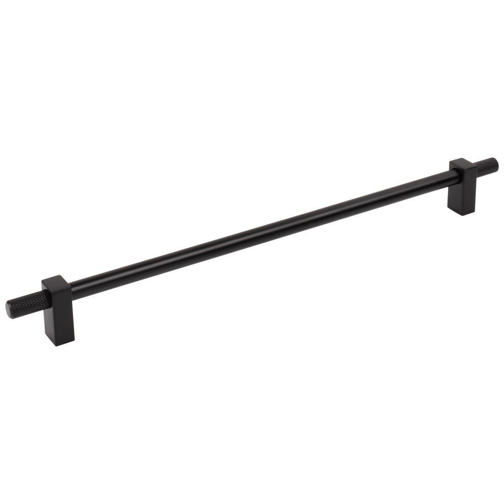 Hardware Resources 96 mm Center-to-Center Satin Nickel Larkin 4 Knurled Ends Cabinet Bar Pull