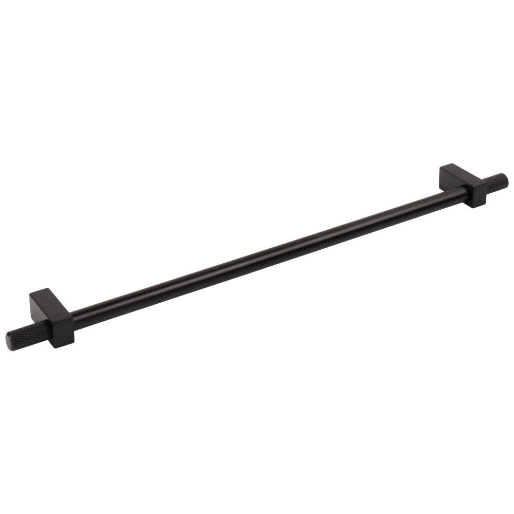 Hardware Resources 96 mm Center-to-Center Satin Nickel Larkin 4 Knurled Ends Cabinet Bar Pull