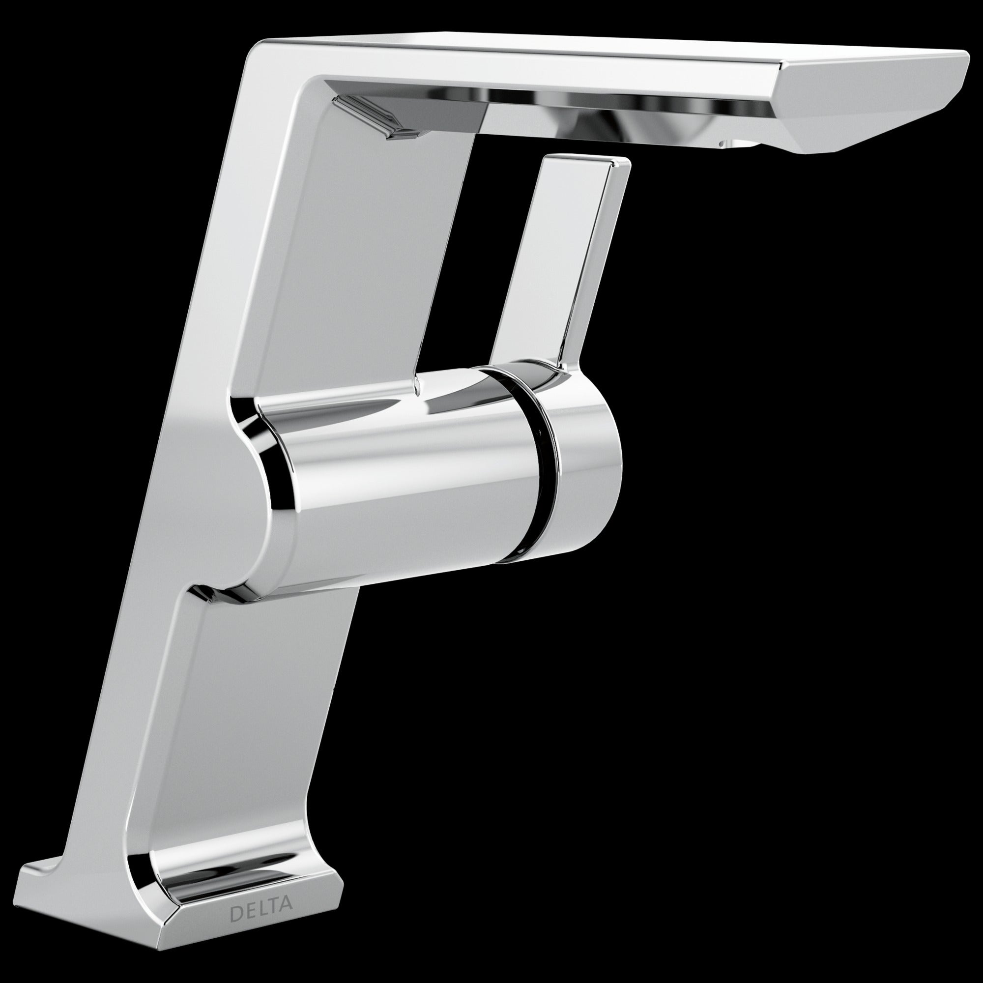 Delta Pivotal® Single Handle Mid-Height Vessel Bathroom Faucet