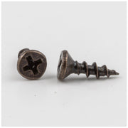 Hardware Resources #6 x 1/2" Antique Brass Phillips Drive Coarse Thread Flat Head Screw Sold by the Keg