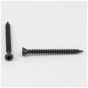 Hardware Resources #6 x 1-5/8" Trim Head Square #1 Drive Screw Finish: Black Sold by Keg